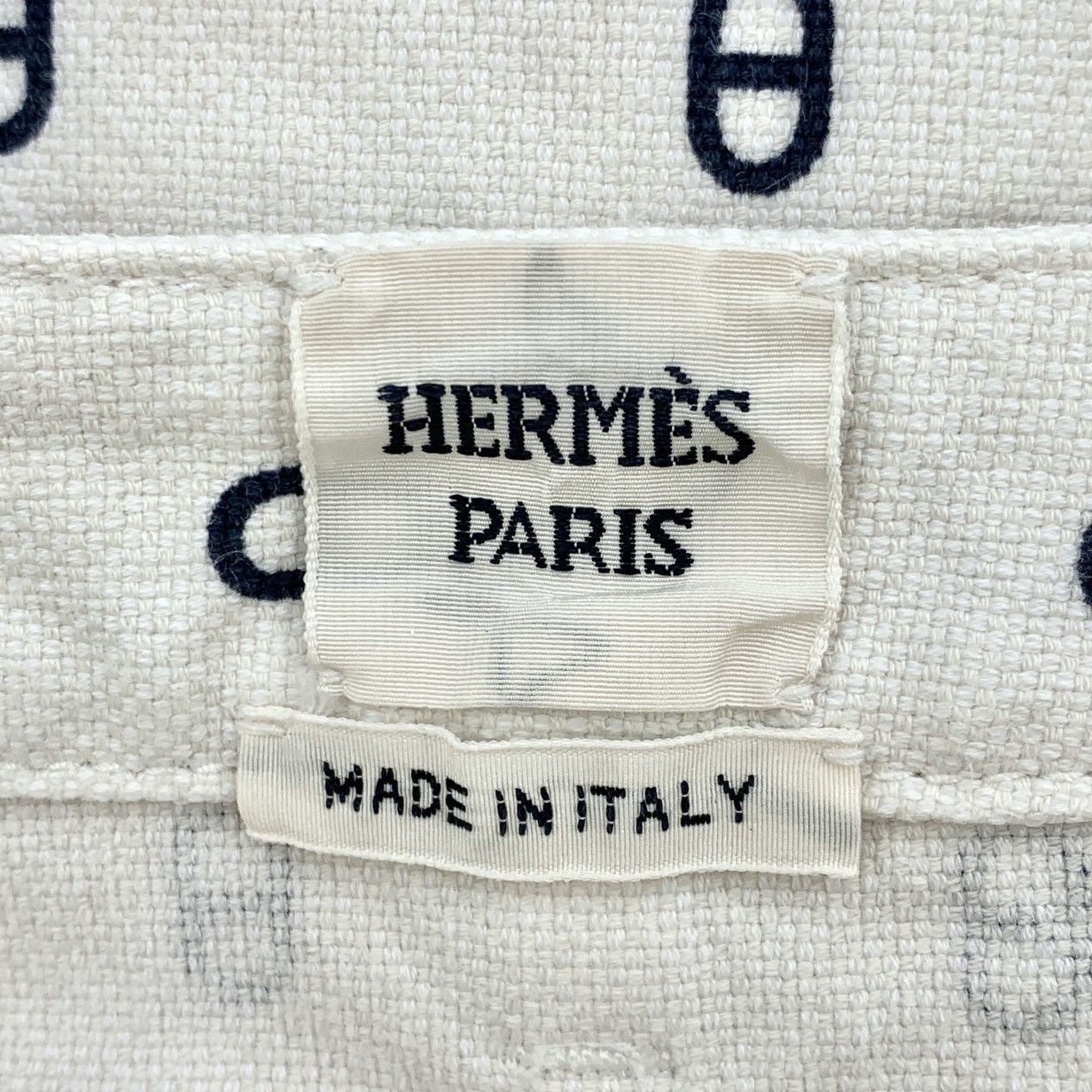 Hermes Hermes 23 collection white pig-nose printed denim skirt Size 26" / US 2 / IT 38 - 7 Thumbnail