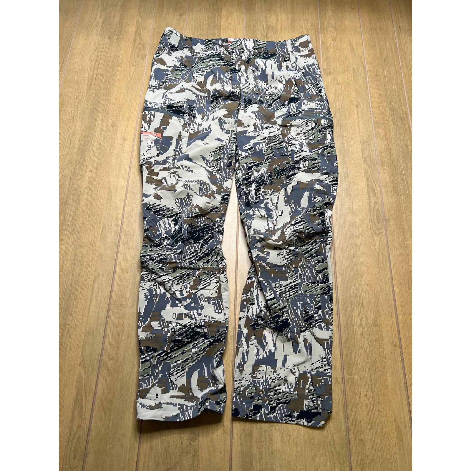 SITKA Sitka Gear Ascent Pants Mens 36 Gray Camo Open Country Size US 36 / EU 52 - 2 Thumbnail