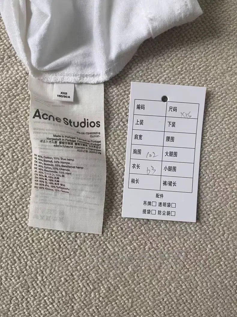 Acne Studios Acne Studios 1996 Series Lettering Logo Distressed Printed Size US XXS / EU 40 - 5 Thumbnail