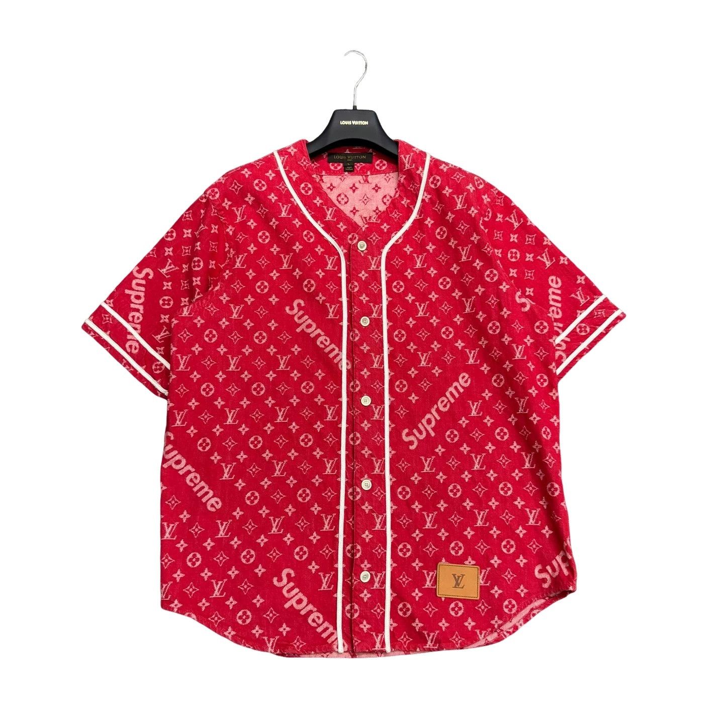 Louis Vuitton Louis Vuitton x Supreme Monogram Jersey L Size US L / EU 52-54 / 3 - 1 Thumbnail