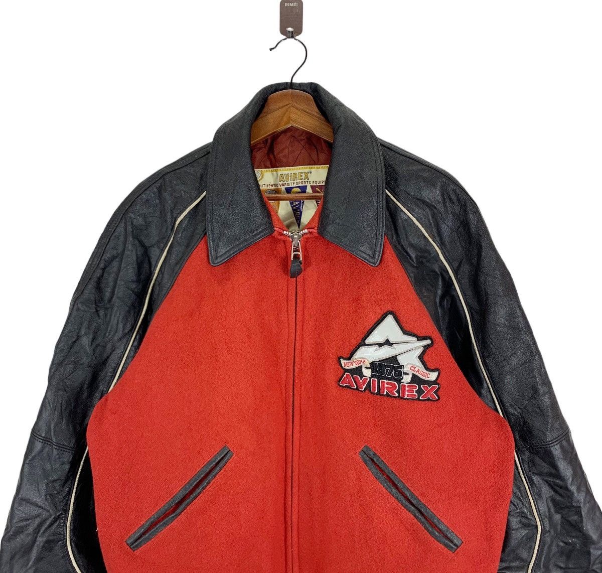 Avirex VINTAGE AVIREX USA VARSITY LEATHER JACKET Size US L / EU 52-54 / 3 - 4 Thumbnail