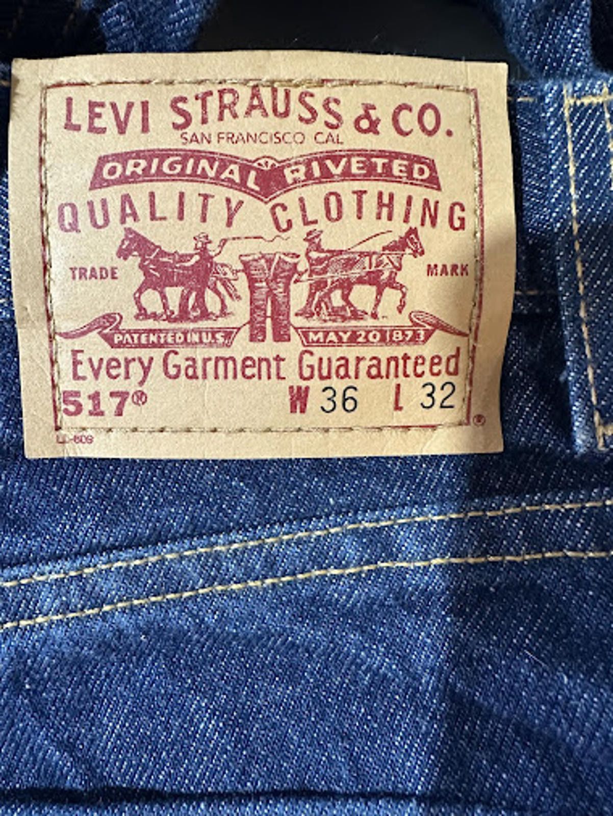 Other Levis 517 Bootcut Jeans 36x32 USA Made Vintage Size US 36 / EU 52 - 3 Thumbnail