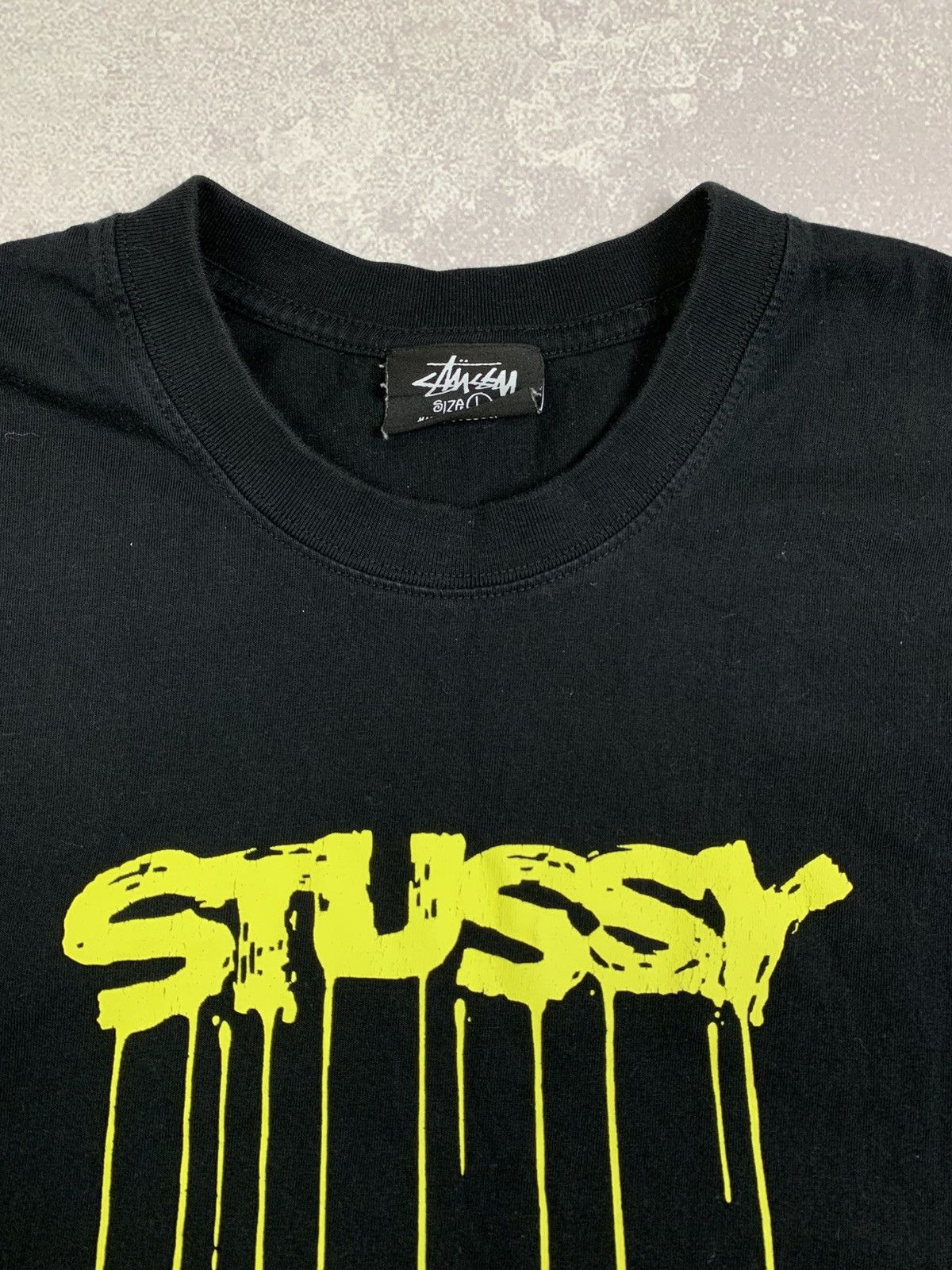 Stussy Stussy vintage big logo tee Size US L / EU 52-54 / 3 - 4 Thumbnail