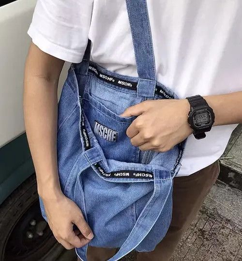 Japanese Brand Fashion denim tote bag shoulder bag Size ONE SIZE - 2 Thumbnail