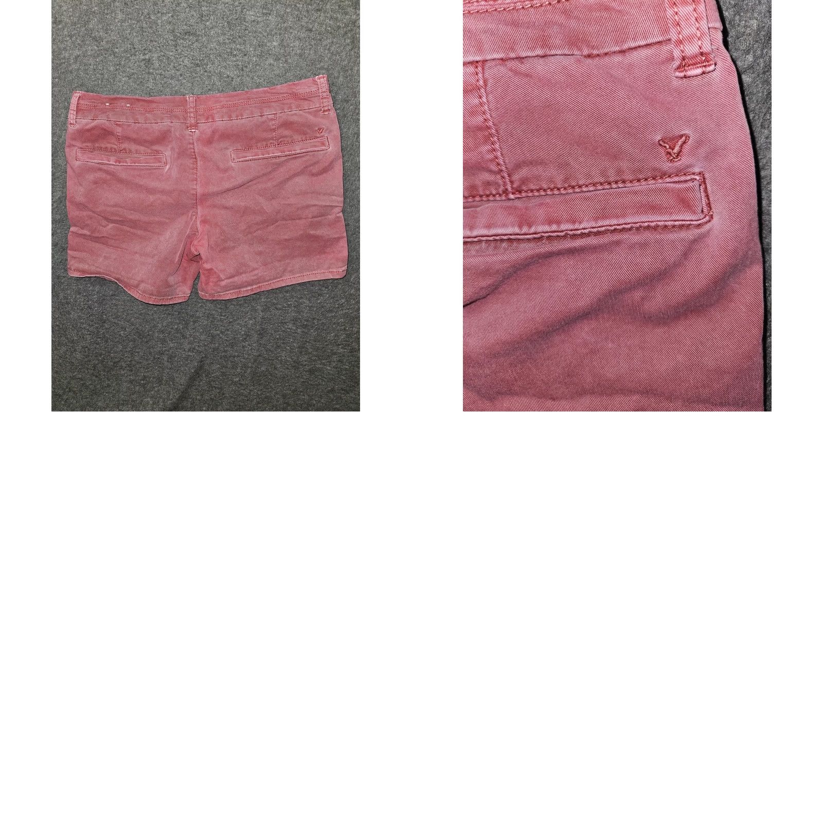 American Eagle Outfitters American Eagle Outfitters Chino Shorts Womens 8 Pink Midi Stretch Twill Size 30" / US 8 / IT 44 - 8 Thumbnail