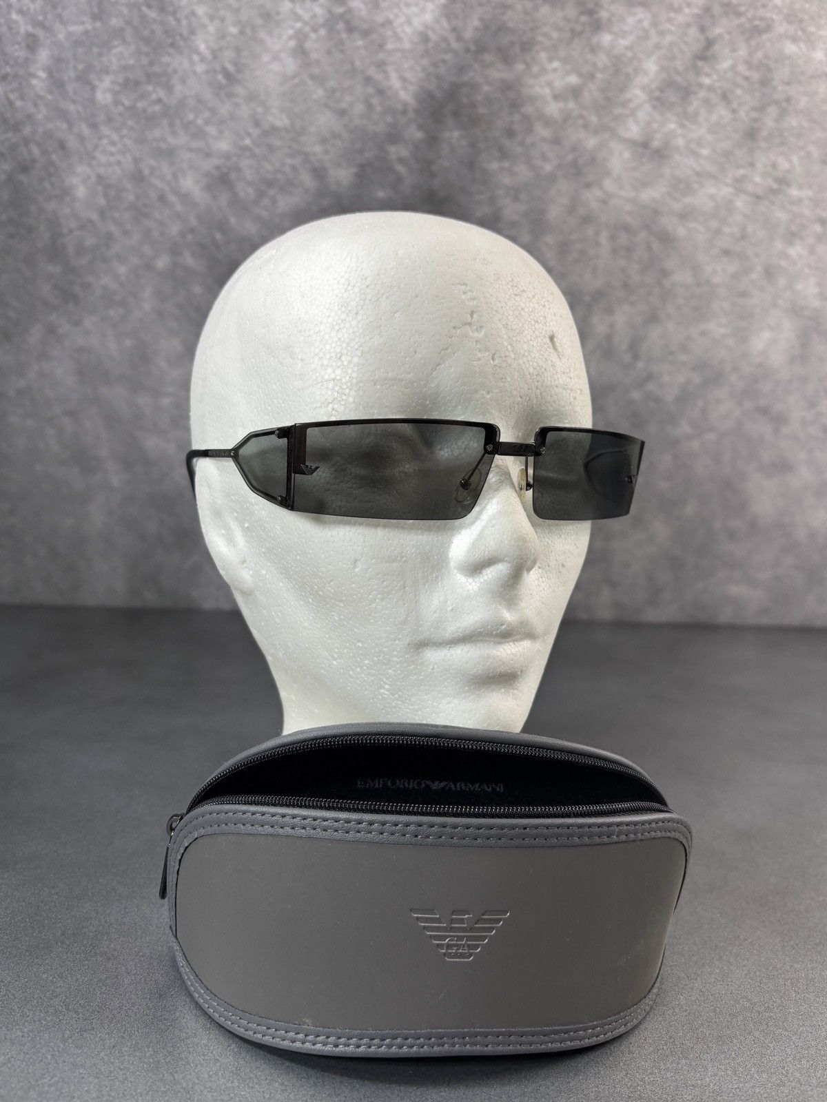 Emporio Armani Emporio Armani Sunglasses Side Shield Metal 9112/S Giorgio Size ONE SIZE - 19 Thumbnail