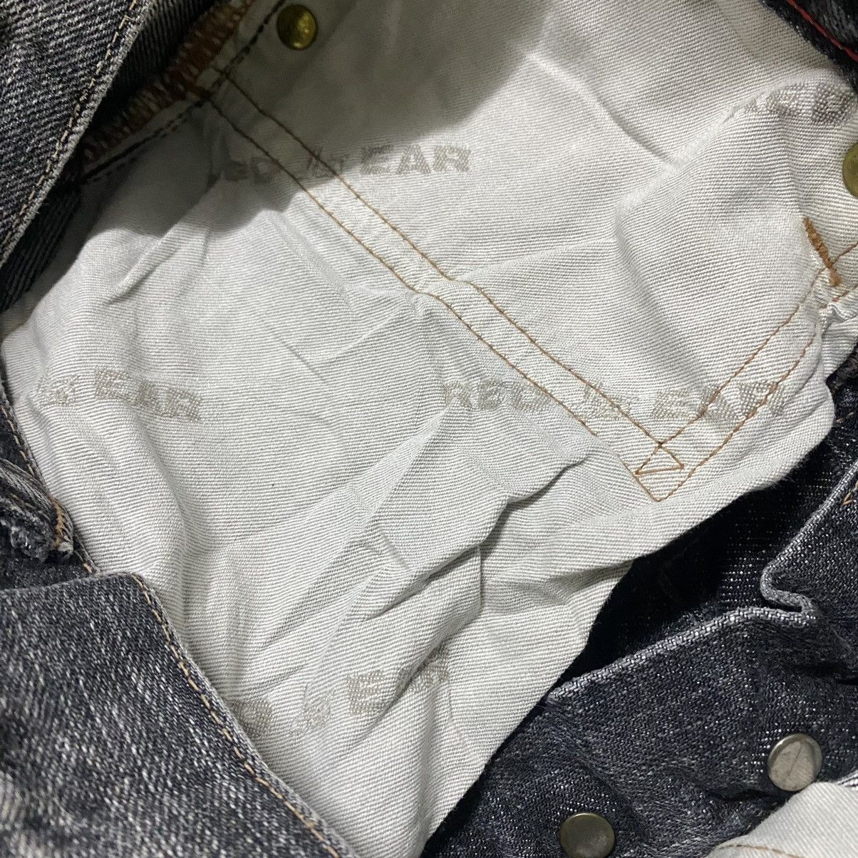 Japanese Brand Paul Smith Red Ear Denim Patchwork British Flag Jeans Size US 29 - 17 Thumbnail