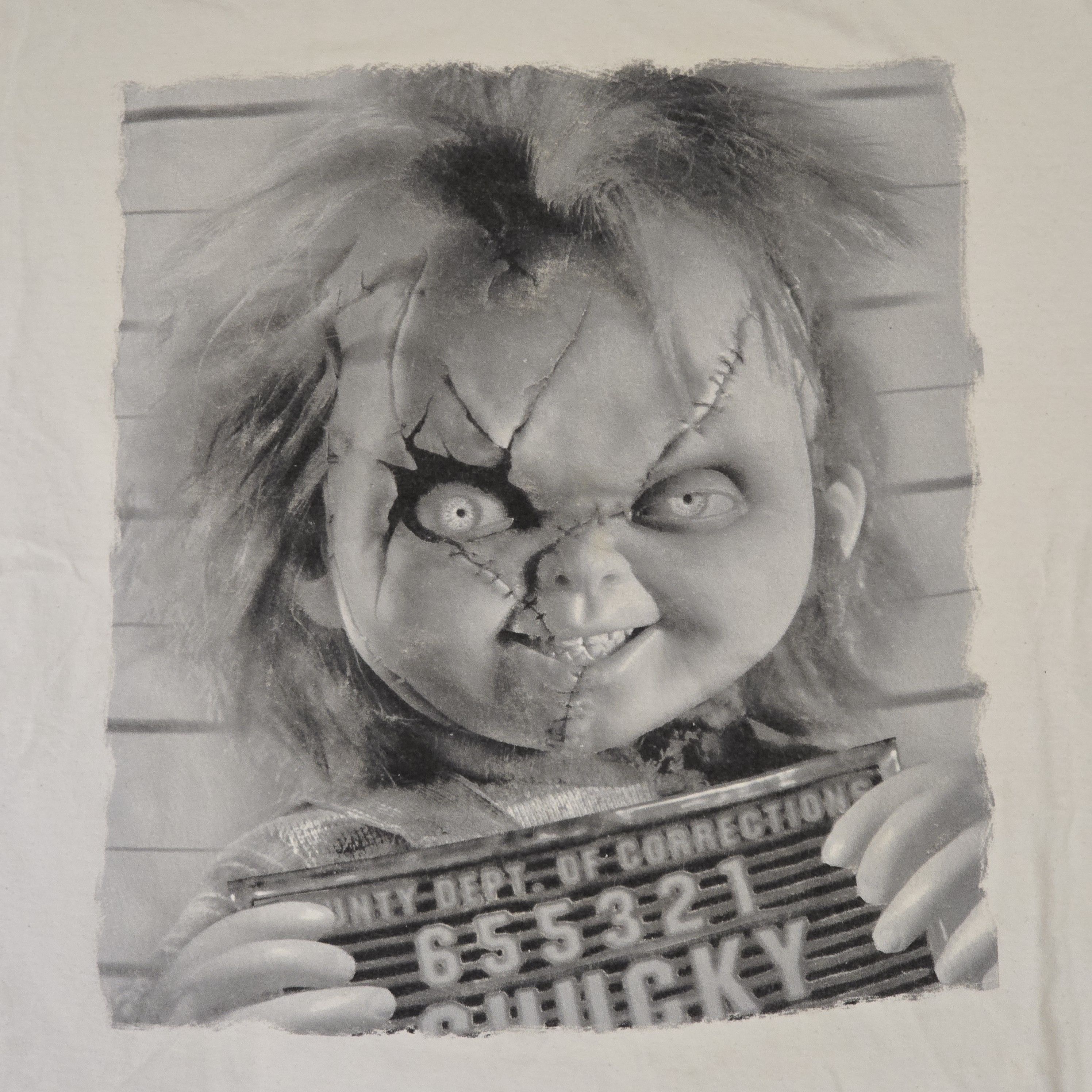 Other 90s vintage movie promo big face Chucky horror shirt Size US XL / EU 56 / 4 - 2 Thumbnail