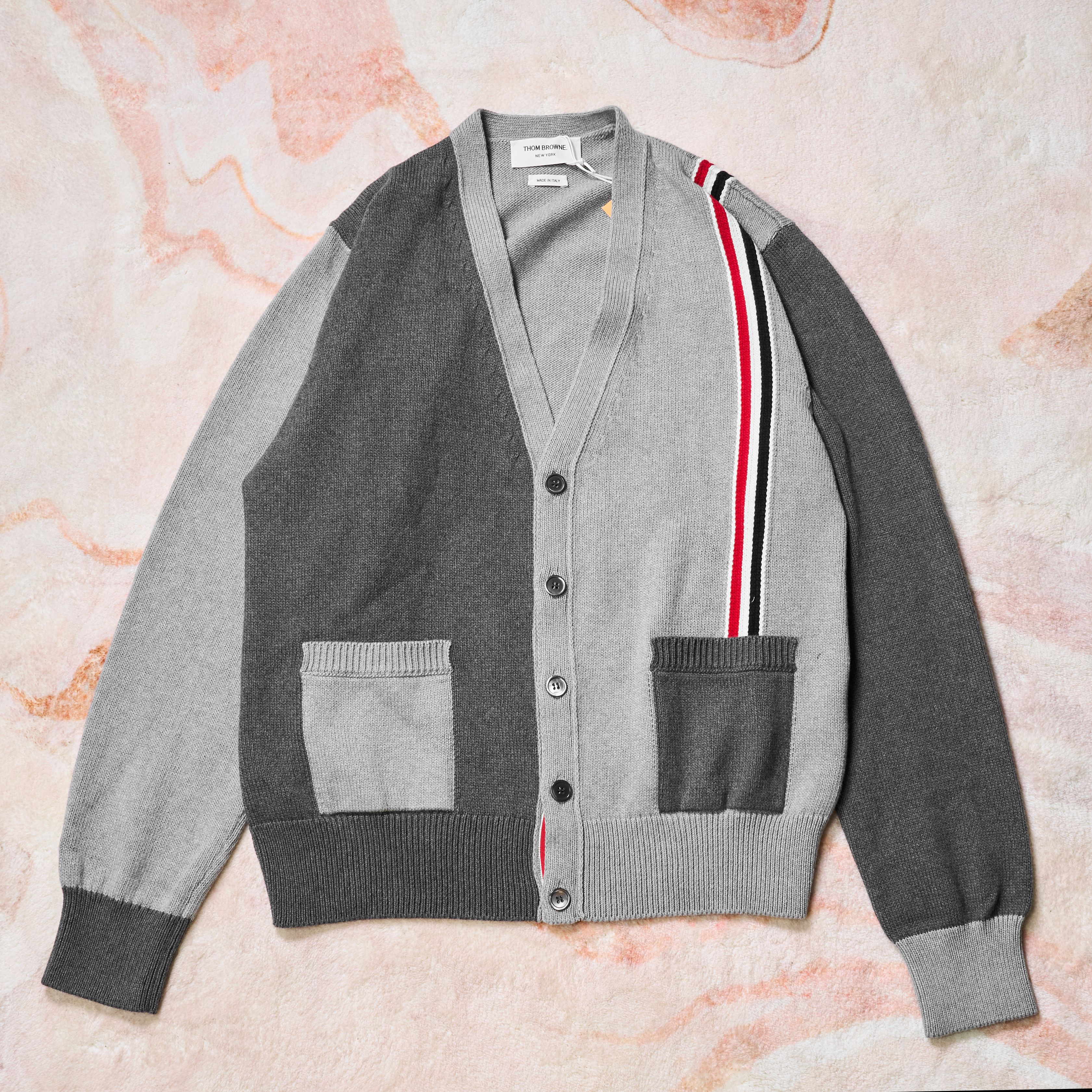 Thom Browne THOM BROWNE Fun Mix Cardigan Size US L / EU 52-54 / 3 - 1 Thumbnail