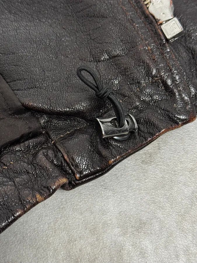 Emporio Armani AW2008 Emporio Armani Brown Avant-Garde Fur Collar Leather Jacket Size US L / EU 52-54 / 3 - 11 Thumbnail