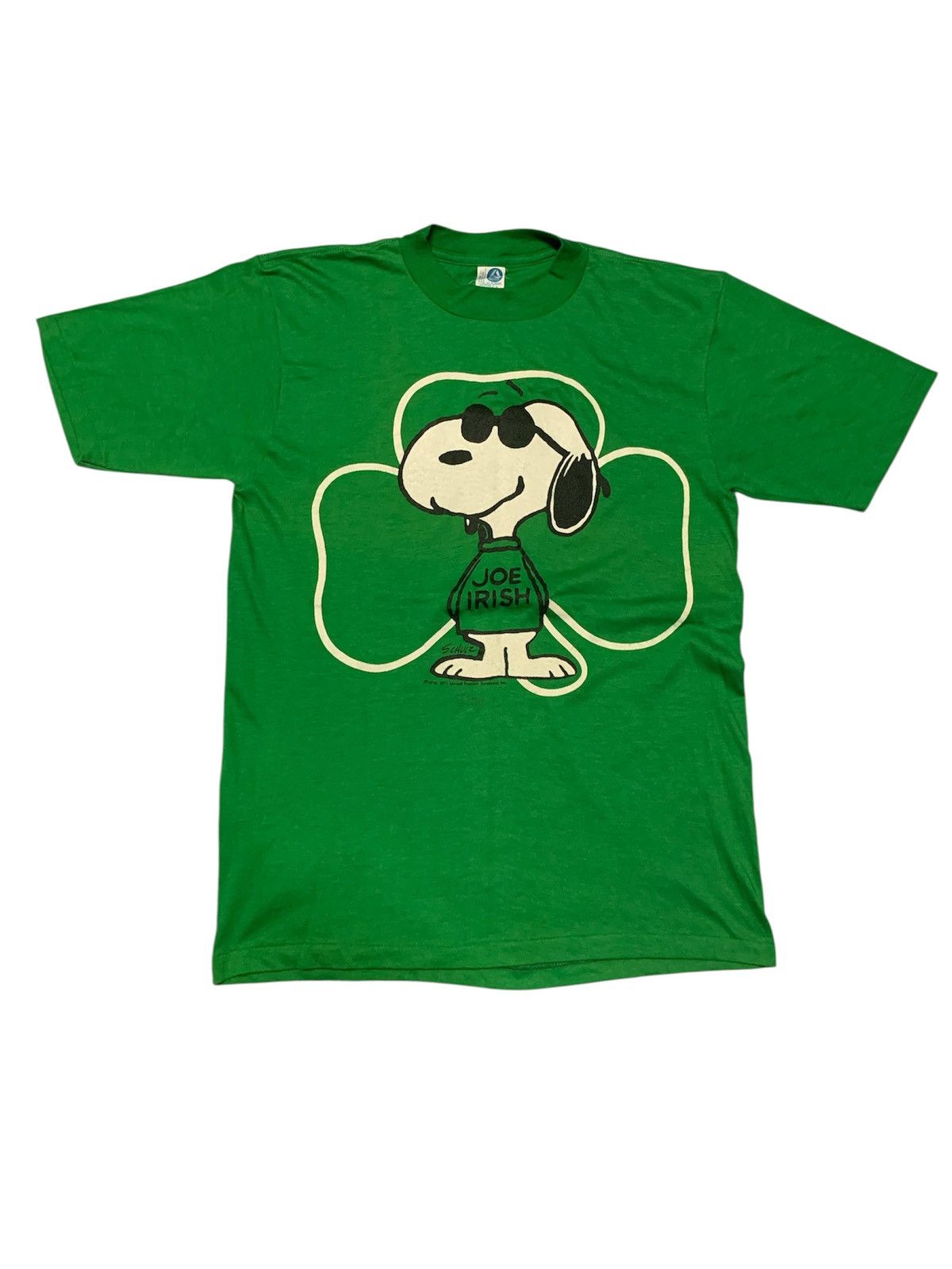 Vintage 🍀 VTG 70’s SNOOPY “JOE IRISH” by Artex Size US L / EU 52-54 / 3 - 1 Thumbnail