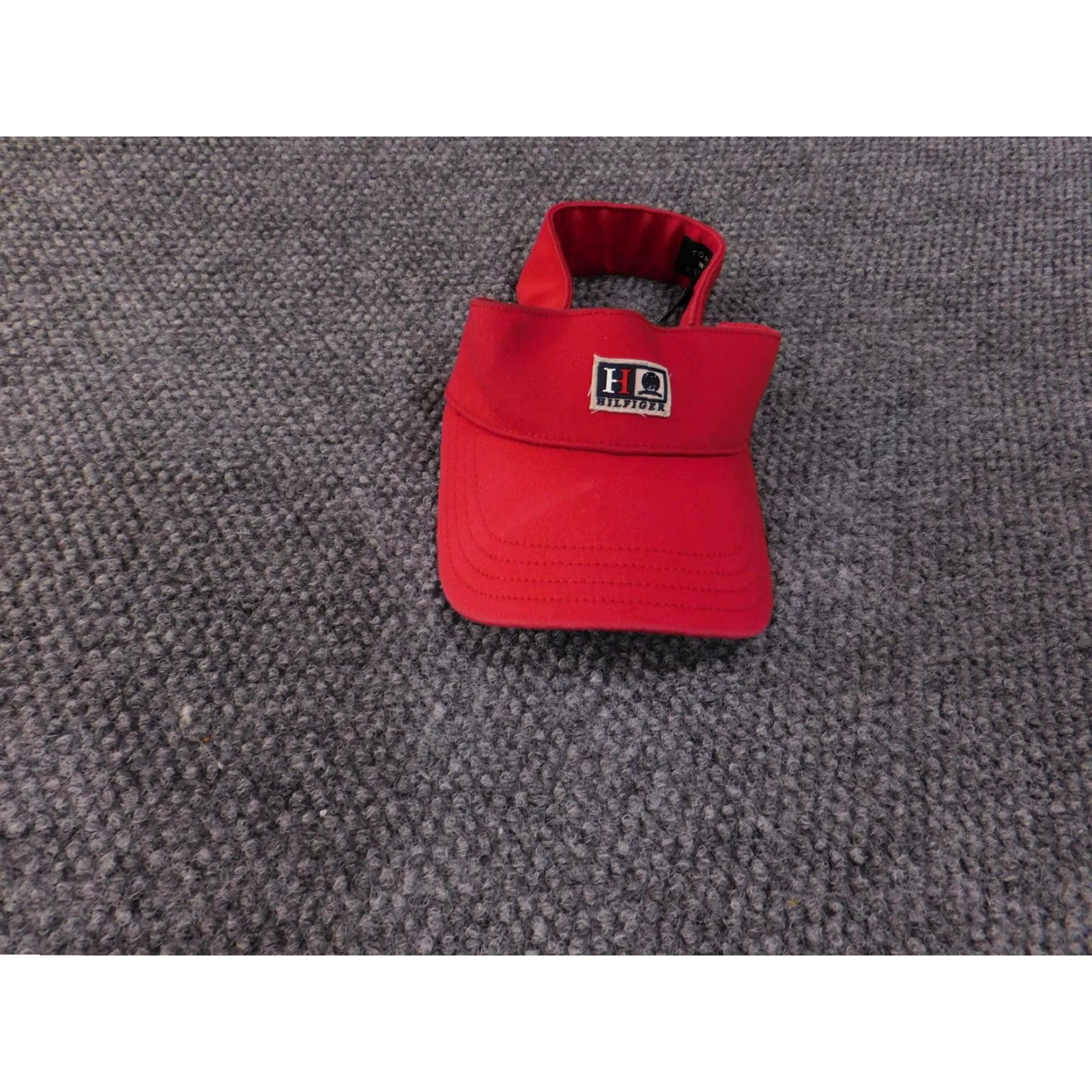 Tommy Hilfiger Tommy Hilfiger Hat Cap Strap Back Red Plaid Reversible Patch Golf Preppy Mens Size ONE SIZE - 2 Thumbnail