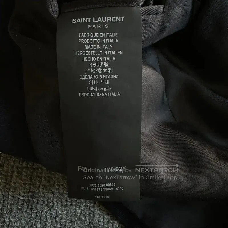 Yves Saint Laurent Saint Laurent Blue Wool Women's Jacket . Size M / US 6-8 / IT 42-44 - 6 Thumbnail