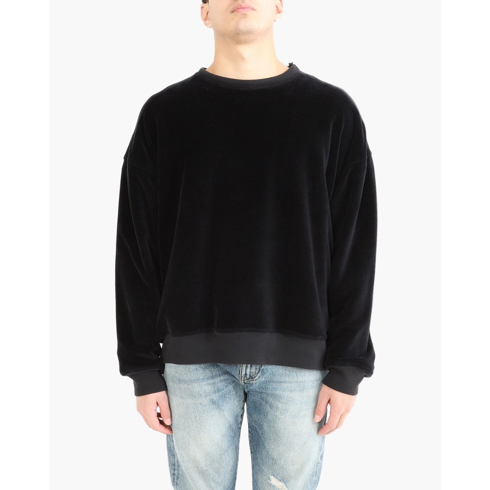 Haider Ackermann FW14 Oversized Double Layer Sweatshirt in Velvet Size US S / EU 44-46 / 1 - 1 Thumbnail