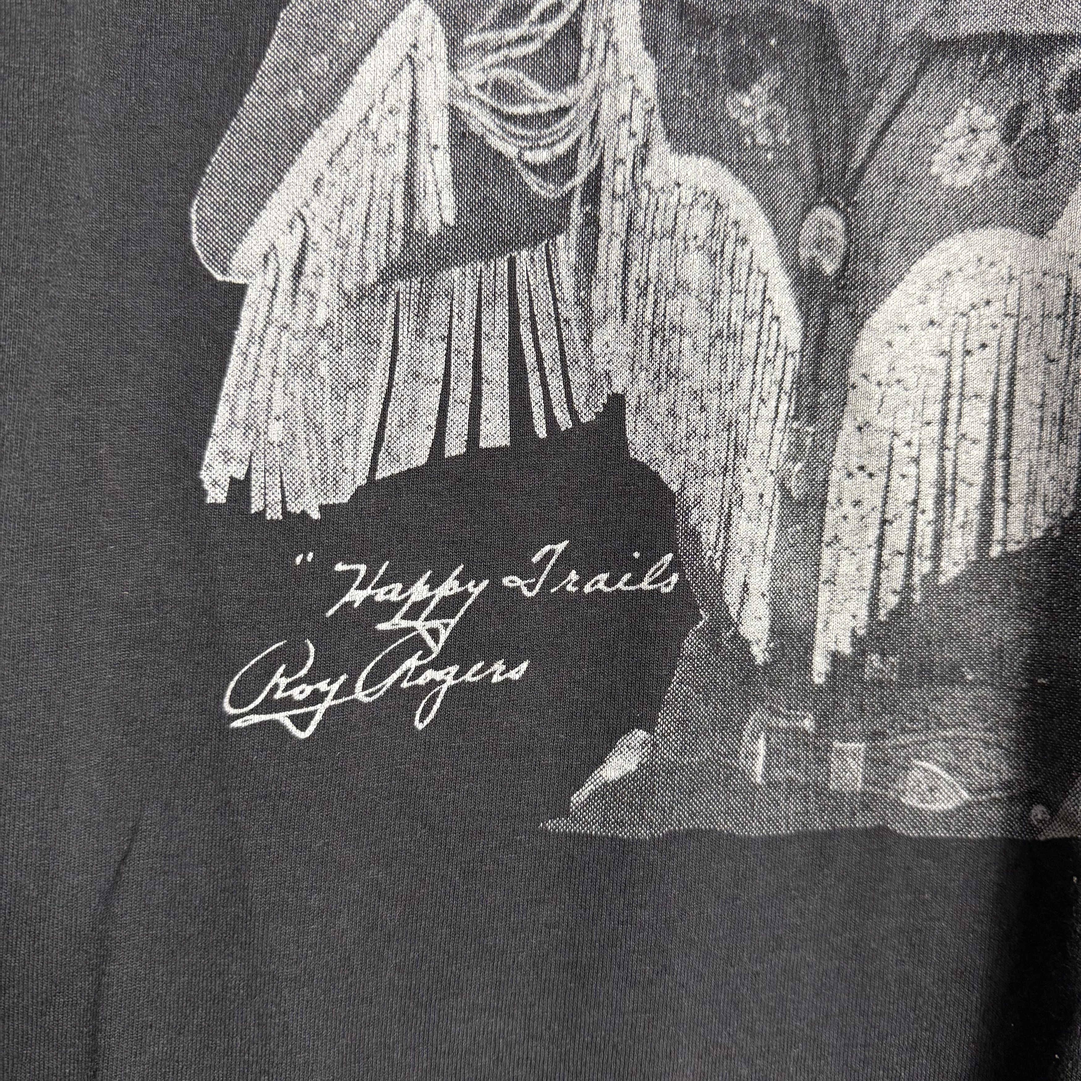 Vintage 🔥RARE🔥Vintage Roy Rogers Cowboy Artist T-shirt Size US XL / EU 56 / 4 - 3 Thumbnail