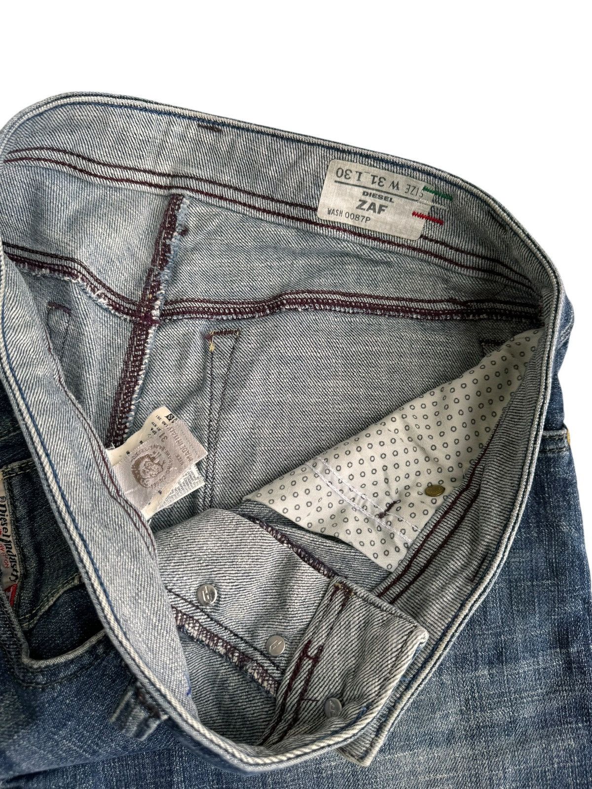 Diesel Vintage Super Flare Diesel Distressed Jeans Size US 32 / EU 48 - 12 Thumbnail