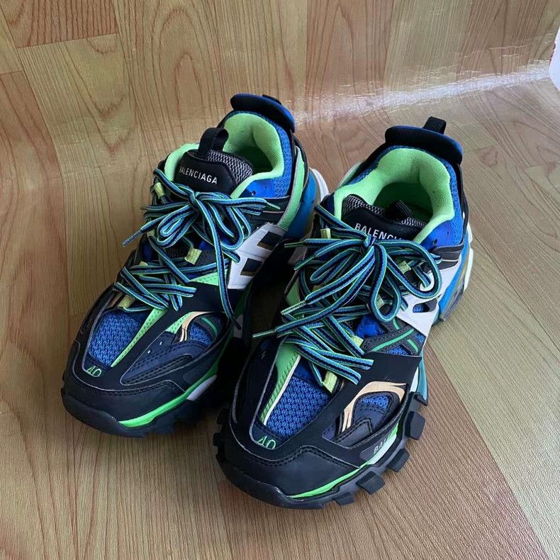 Balenciaga Balenciaga Black and green shoes 2502-Nextarrow Size US 7 / EU 40 - 1 Thumbnail