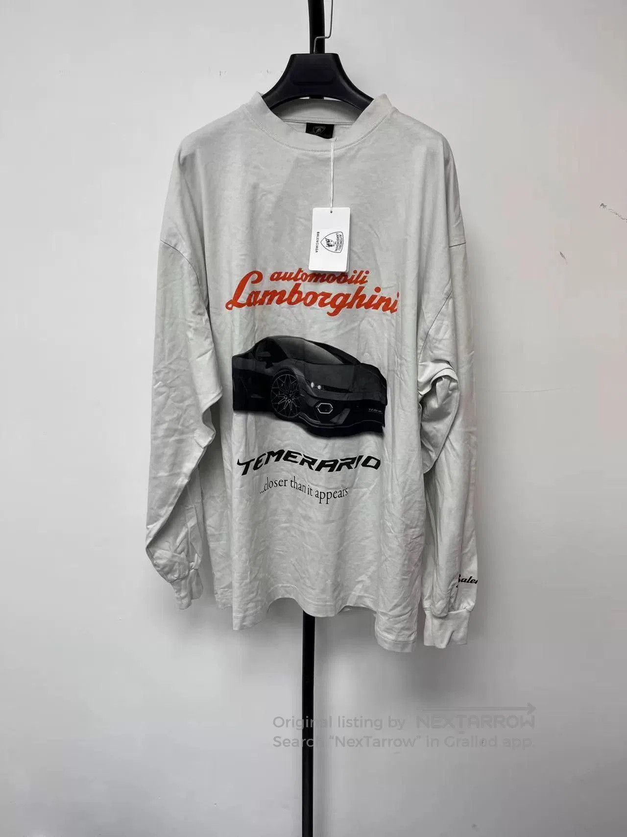 Balenciaga balenciaga x lamborghini long sleeve t. Size US M / EU 48-50 / 2 - 1 Thumbnail