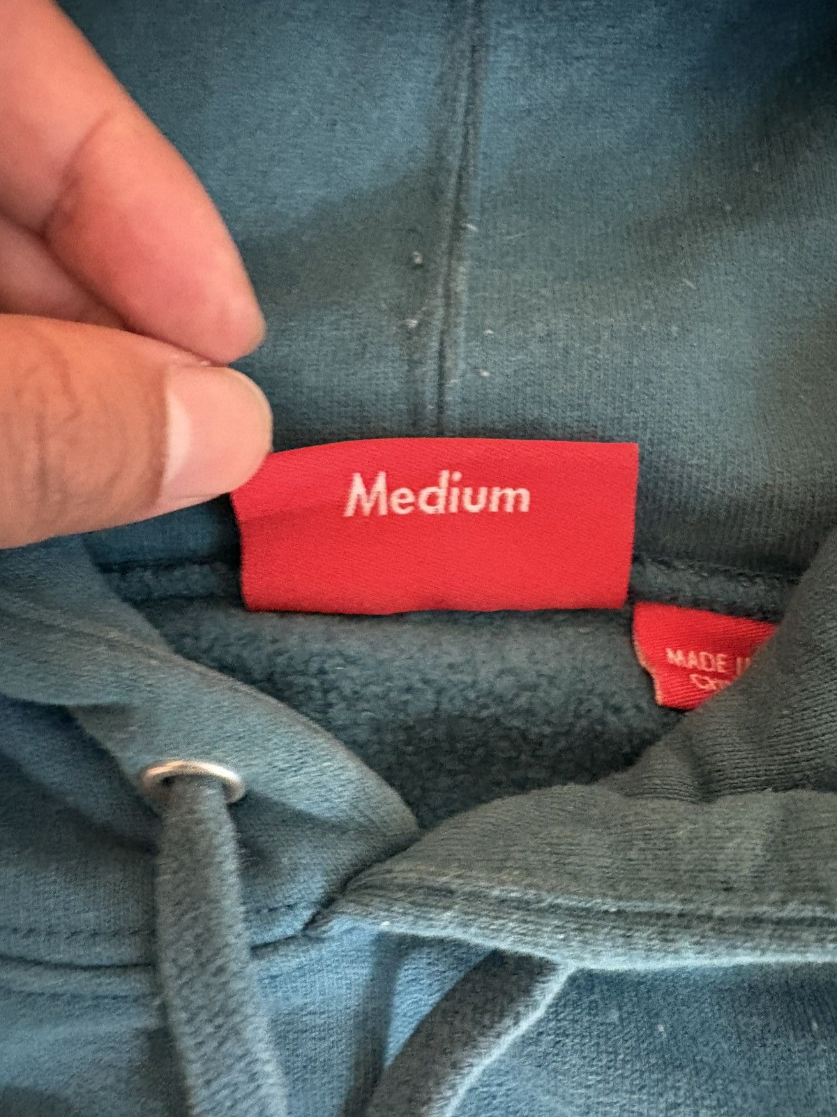 Supreme Supreme Angel Hooded Sweatshirt Blue M AOI Design Size US M / EU 48-50 / 2 - 5 Thumbnail