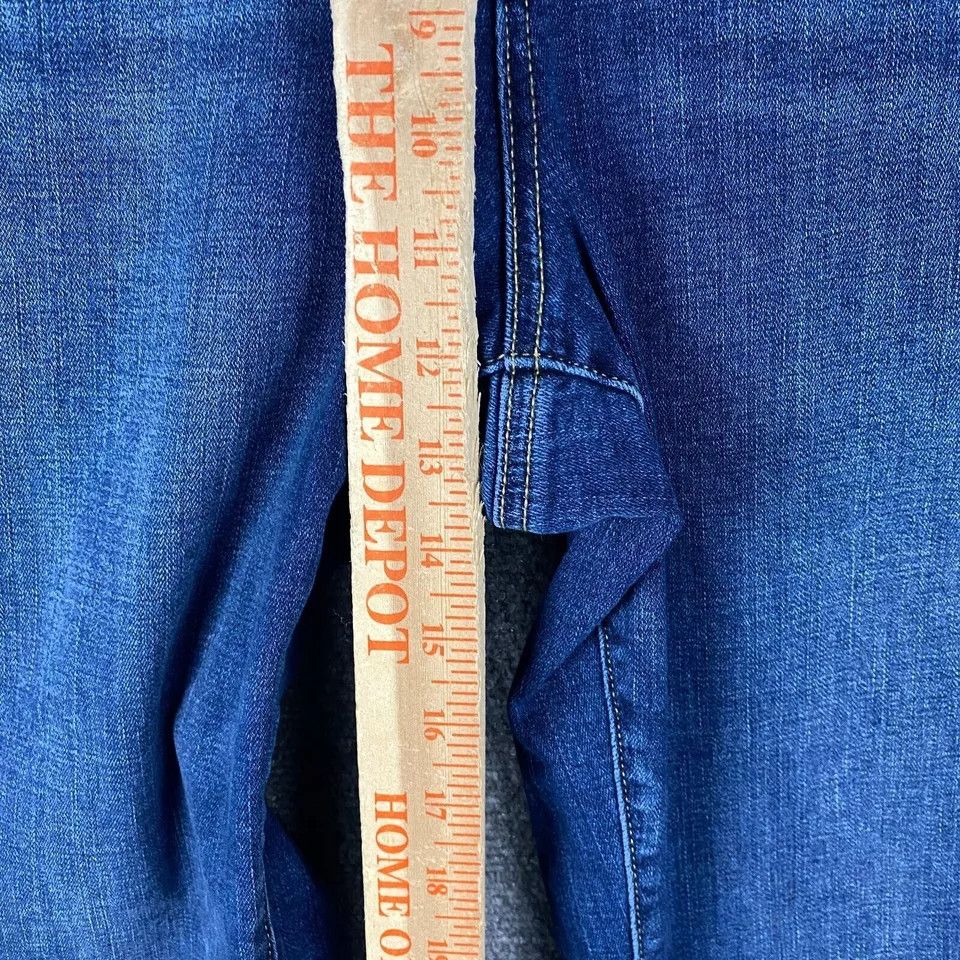 Talbots Talbots Jeans Women's 14P Modern Ankle Denim Stretch Cotton Size 36" / US 14 / IT 50 - 4 Thumbnail