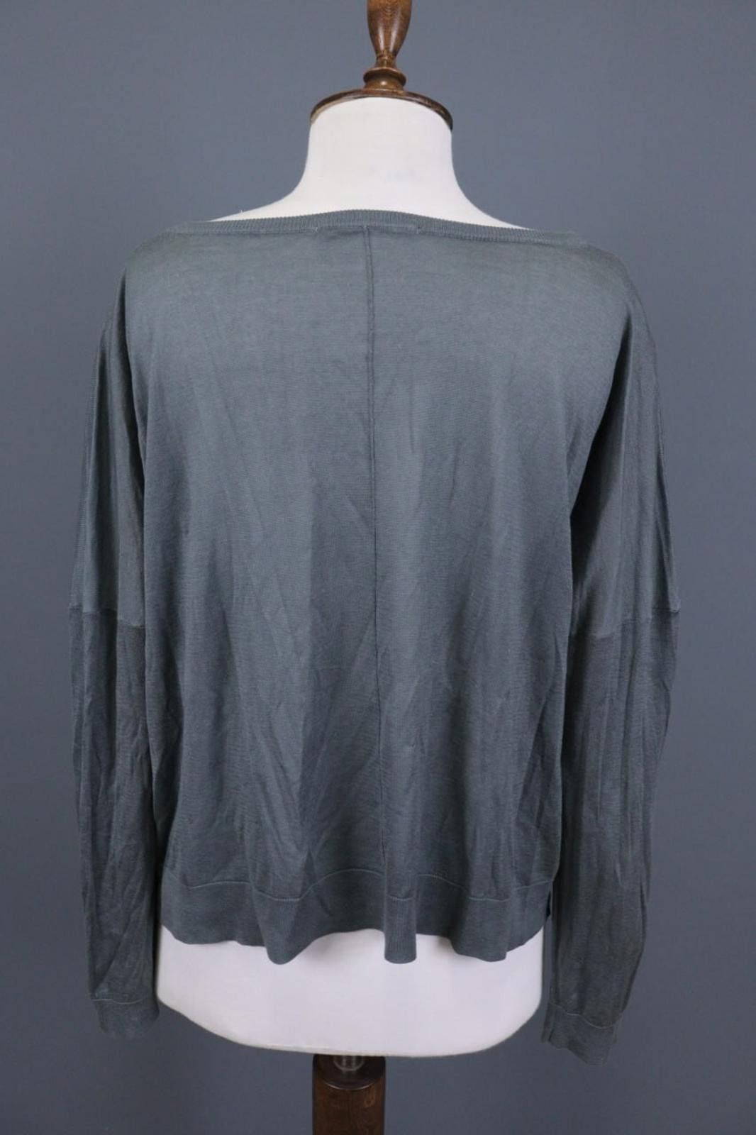 Designer Transit Par Such Gray Top Tunic Blouse Size 3 Size M / US 6-8 / IT 42-44 - 9 Thumbnail