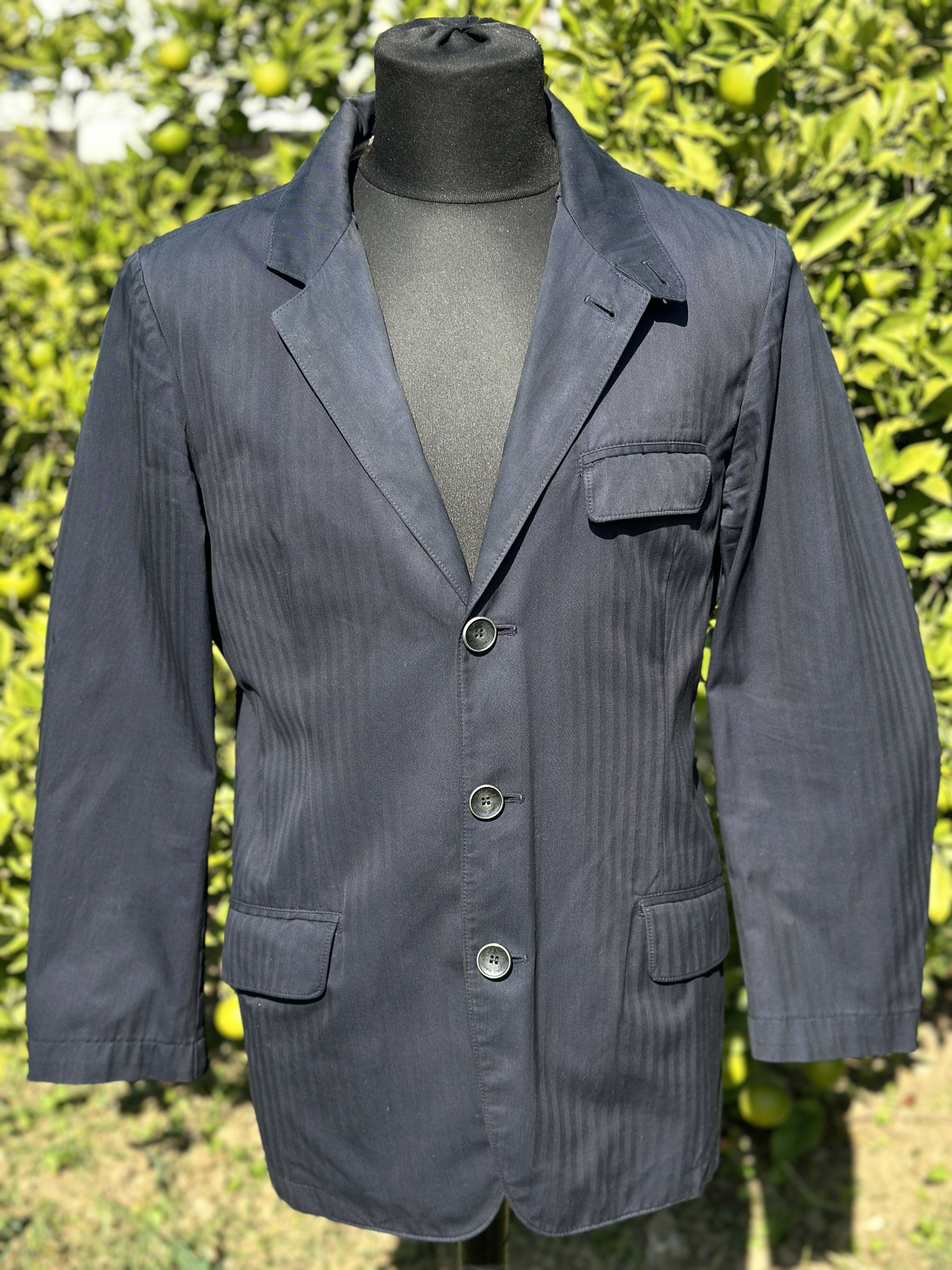 Loro Piana Loro Piana Unstructured Cotton Blend Blazer 3-Button Size 48 Size US M / EU 48-50 / 2 - 15 Thumbnail