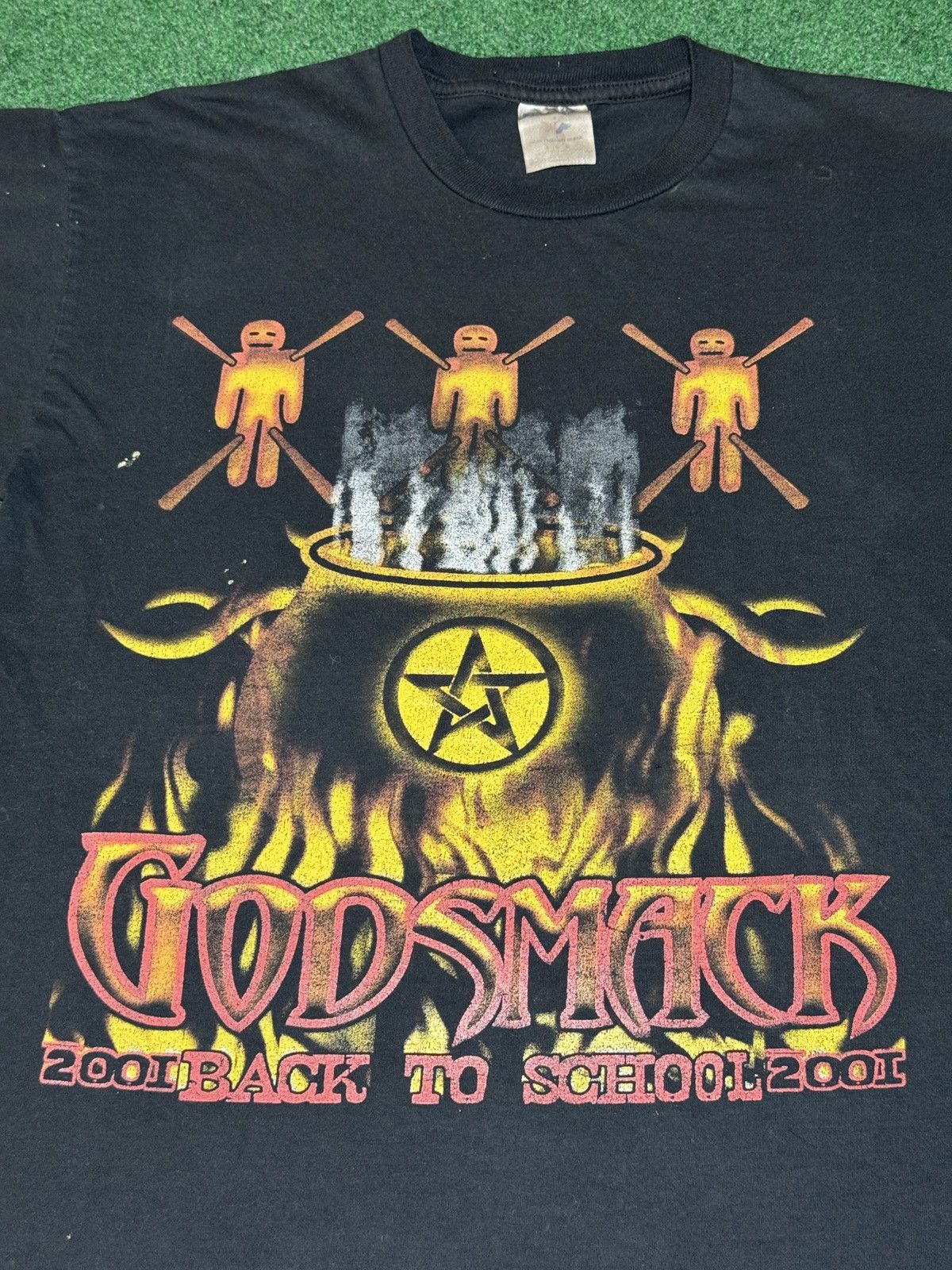 Band Tees × Vintage Vintage Godsmack Deftones Cky Grunge Punk Concert T Shirt Size US XL / EU 56 / 4 - 4 Thumbnail