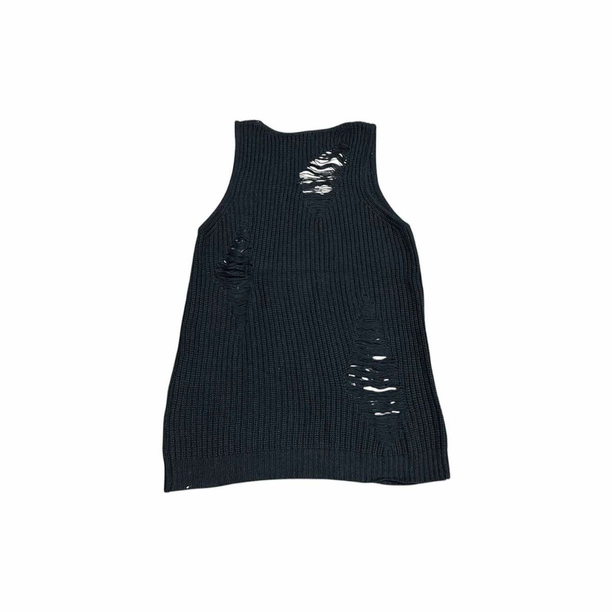 Hysteric Glamour × If Six Was Nine × Japanese Brand 🔥Sick Y2K Sly Lang Distressed Knit Sleeveless Goth Punk Size US M / EU 48-50 / 2 - 5 Thumbnail