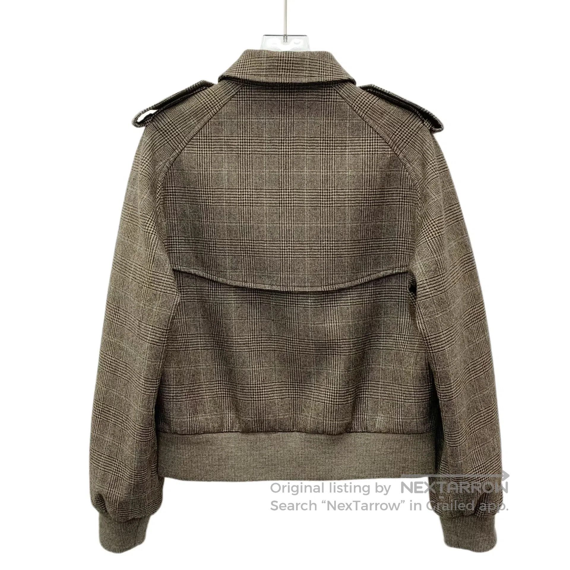 Celine CELINE Caramel Goat Hair Lapel Double Breasted Long Sleeve Size XS / US 0-2 / IT 36-38 - 2 Thumbnail