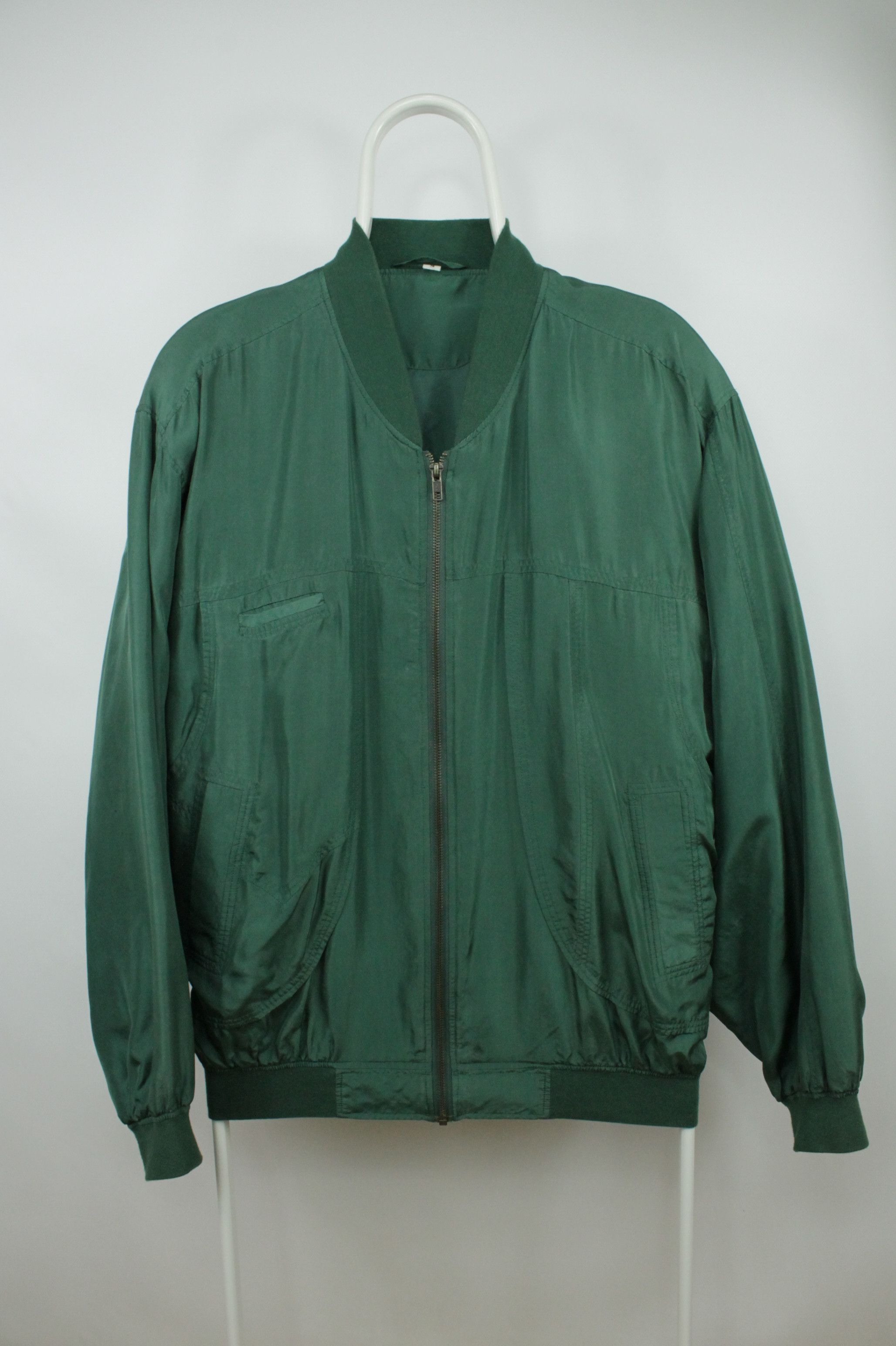 Vintage Vintage International Gatsby Silk Bomber Jacket Size US S / EU 44-46 / 1 - 1 Thumbnail
