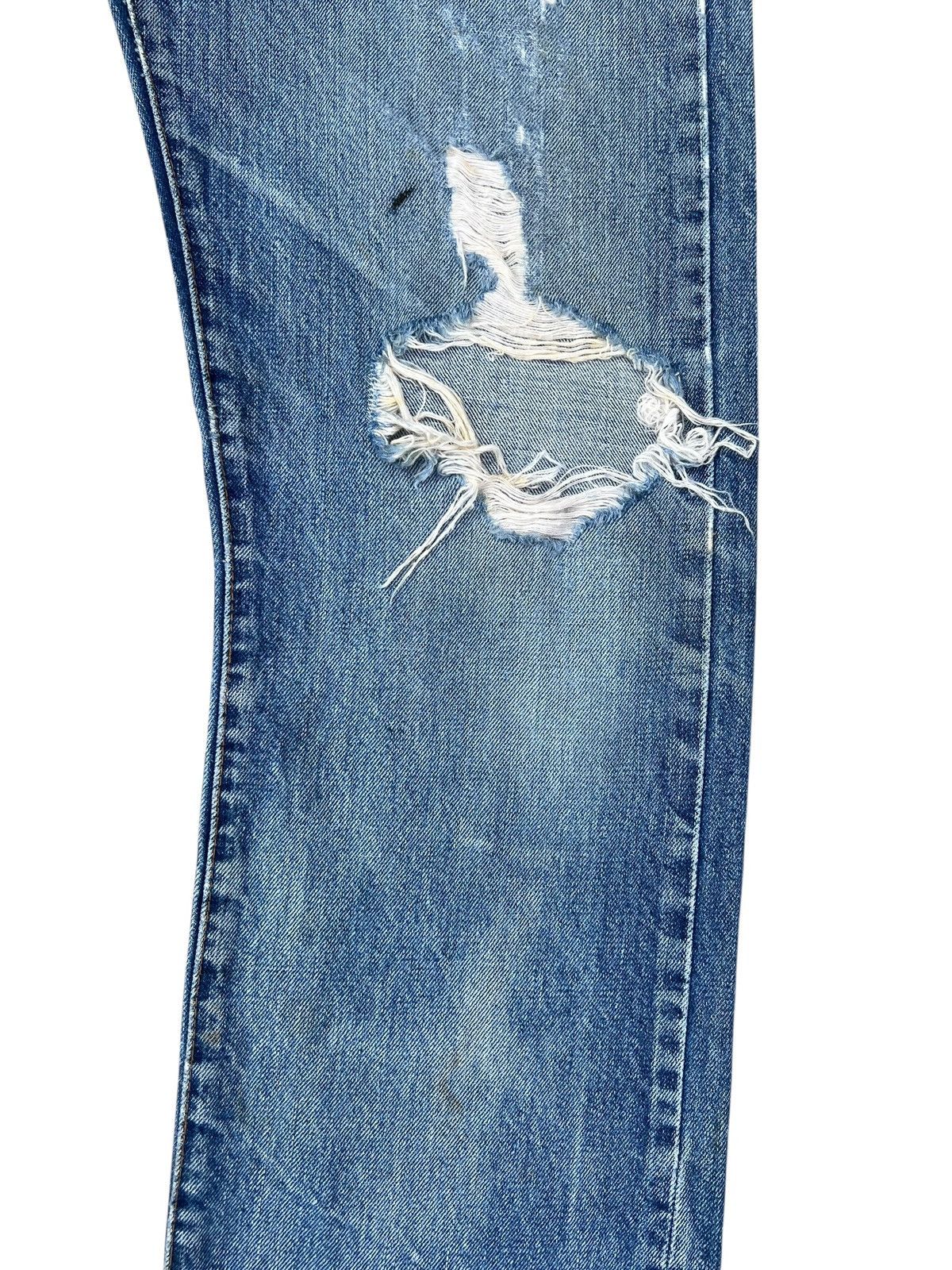Levi's True 60s 70s Levi’s 501 Big E Distress Denim Selvedge Jeans Size US 30 / EU 46 - 12 Thumbnail