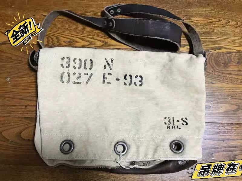 RRL Ralph Lauren RRL Double RL Canvas Messenger Bag Size ONE SIZE - 1 Thumbnail