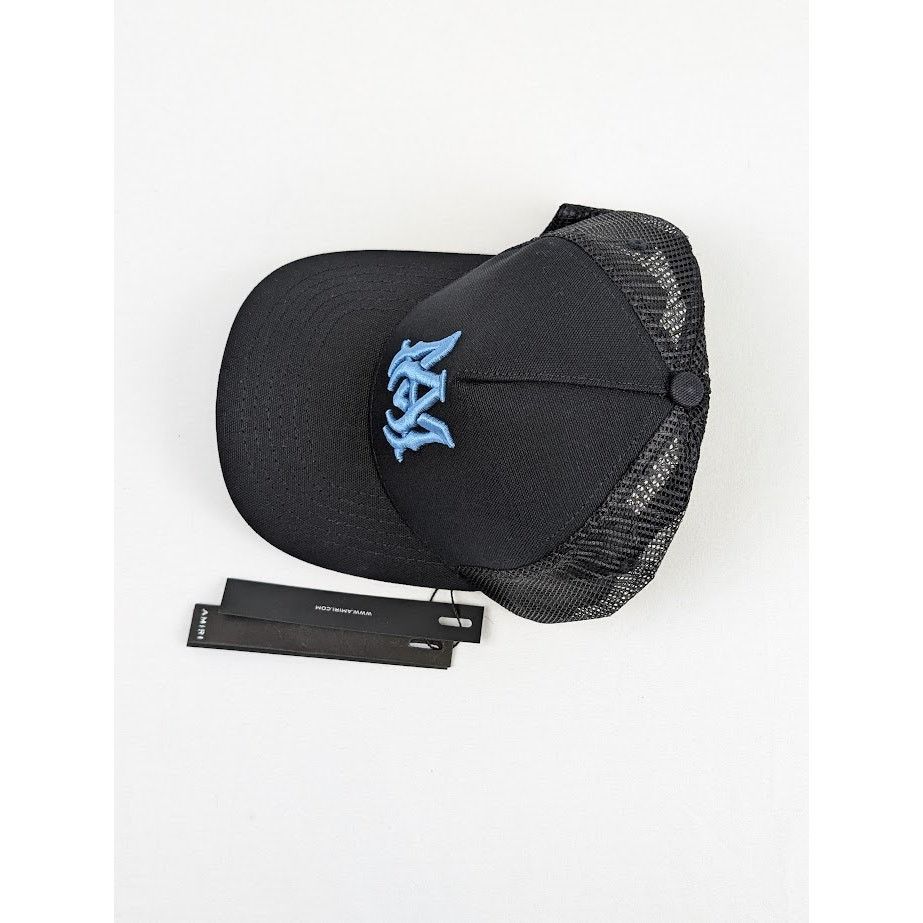 Amiri o1rshd1 Q:6 / Size: OS / MA Logo Trucker Hat / Cap in Black Size ONE SIZE - 6 Thumbnail