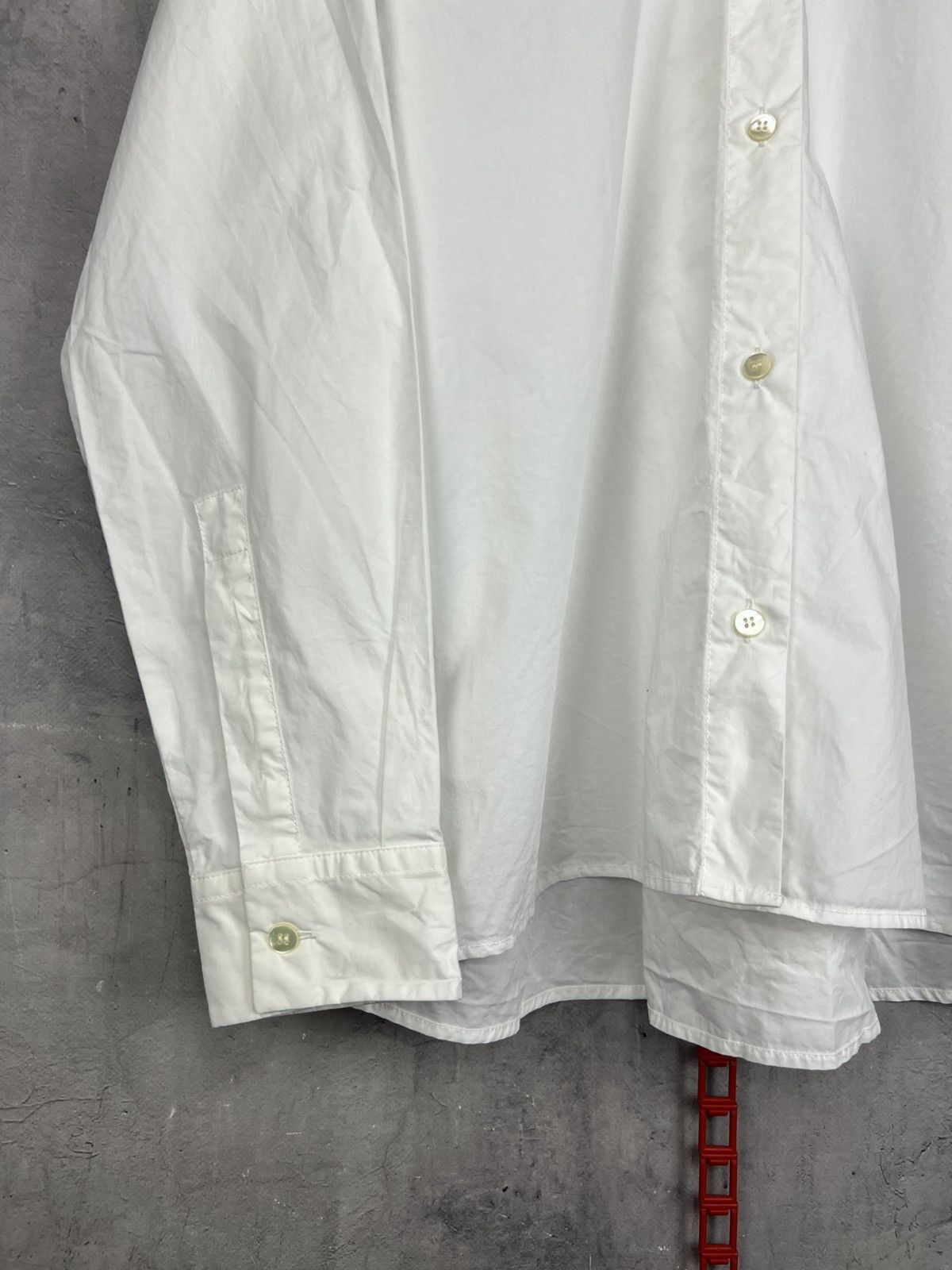 Maison Margiela Maison Margiela Women’s White Button Down Top Shirt Size 36 Size XS / US 0-2 / IT 36-38 - 8 Thumbnail