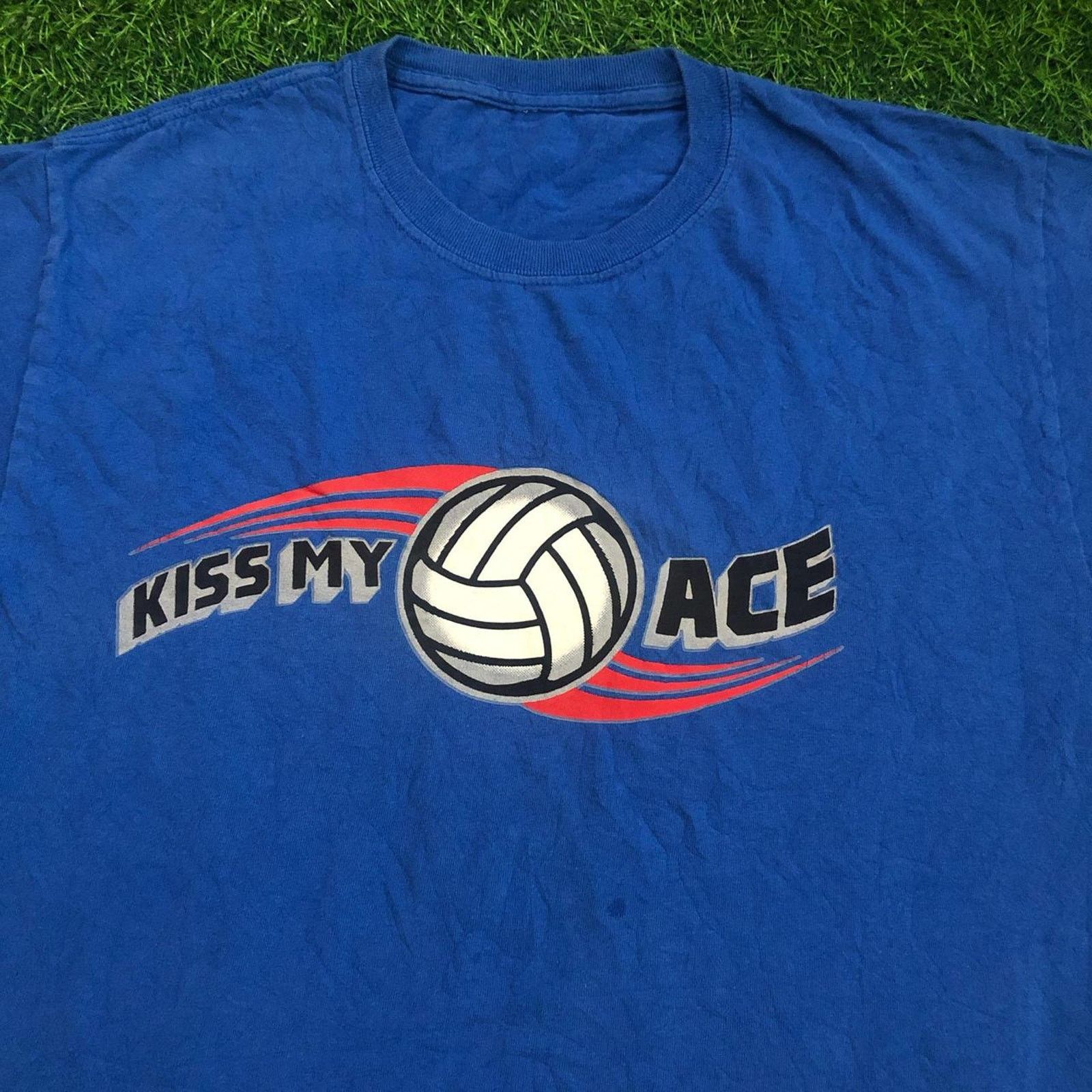 Other Blue ‘Kiss My Ace’ Volleyball Graphic Number Tee Size US M / EU 48-50 / 2 - 3 Thumbnail