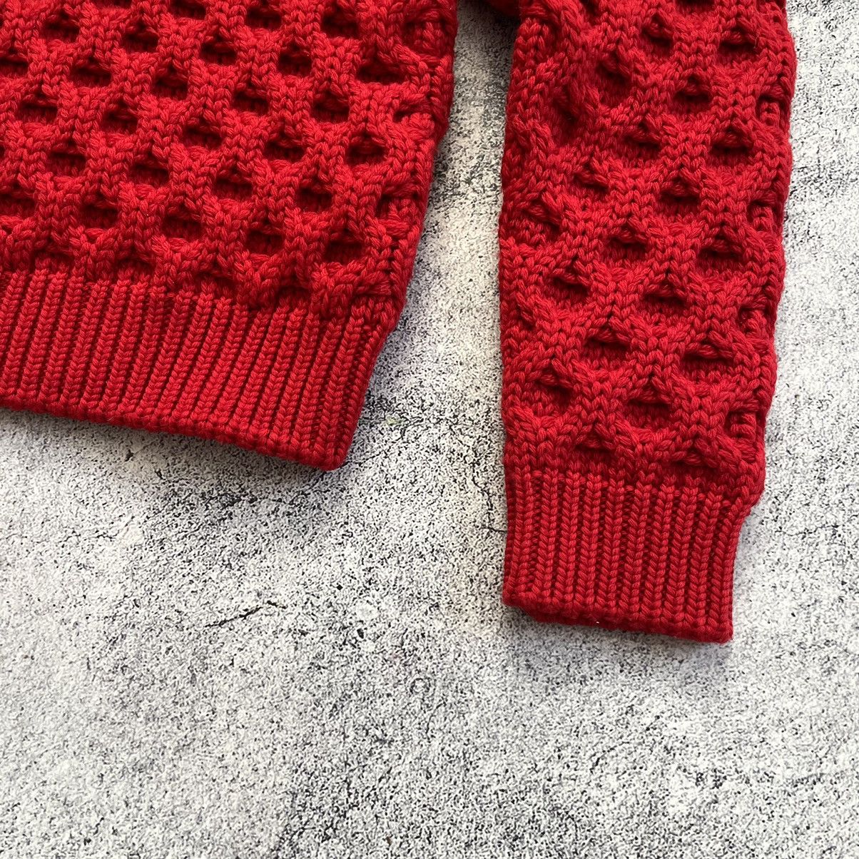 Prada Prada Crystal Embellished Wool Knit Sweater Red Limited Size S / US 4 / IT 40 - 10 Thumbnail