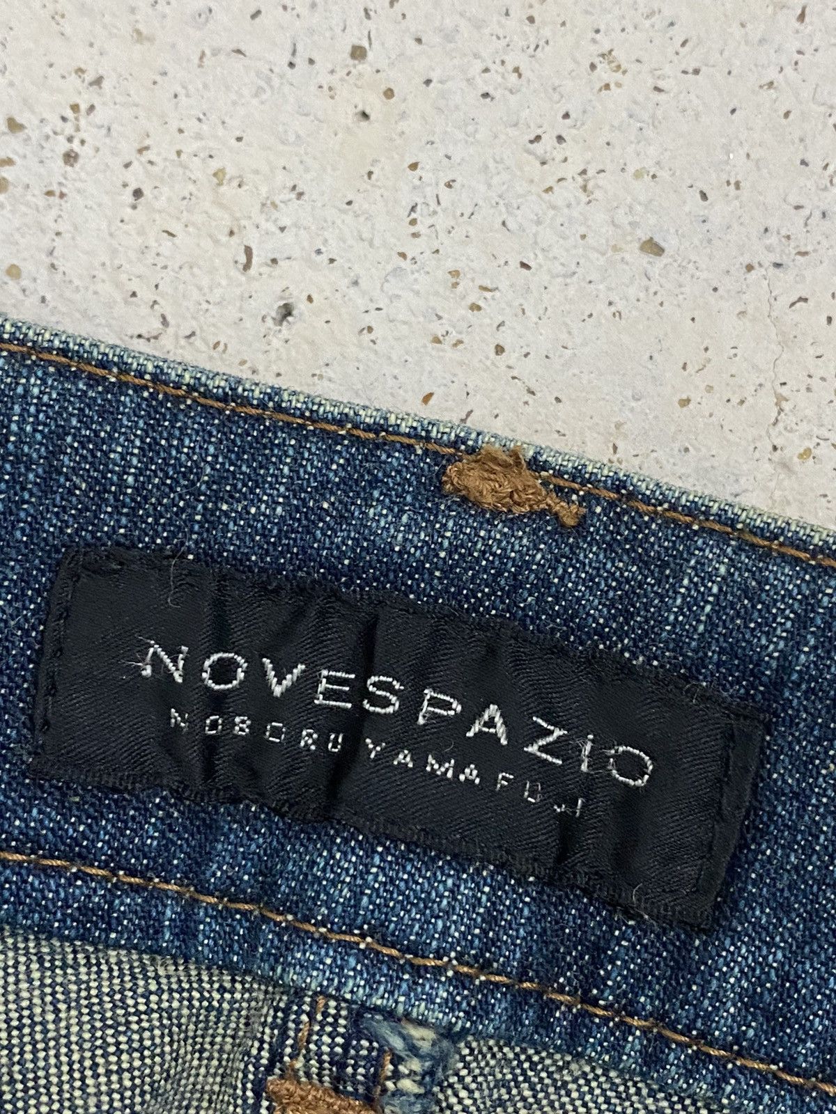 Japanese Brand Novespavio Noboru Yamafuji Emblishh Pocket Mud Washed Size US 28 / EU 44 - 9 Thumbnail