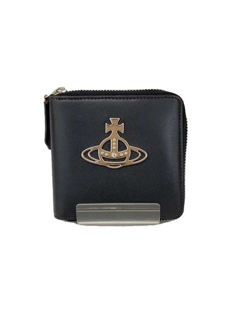 Vivienne Westwood Orb Badge Zip Wallet Size ONE SIZE - 1 Thumbnail