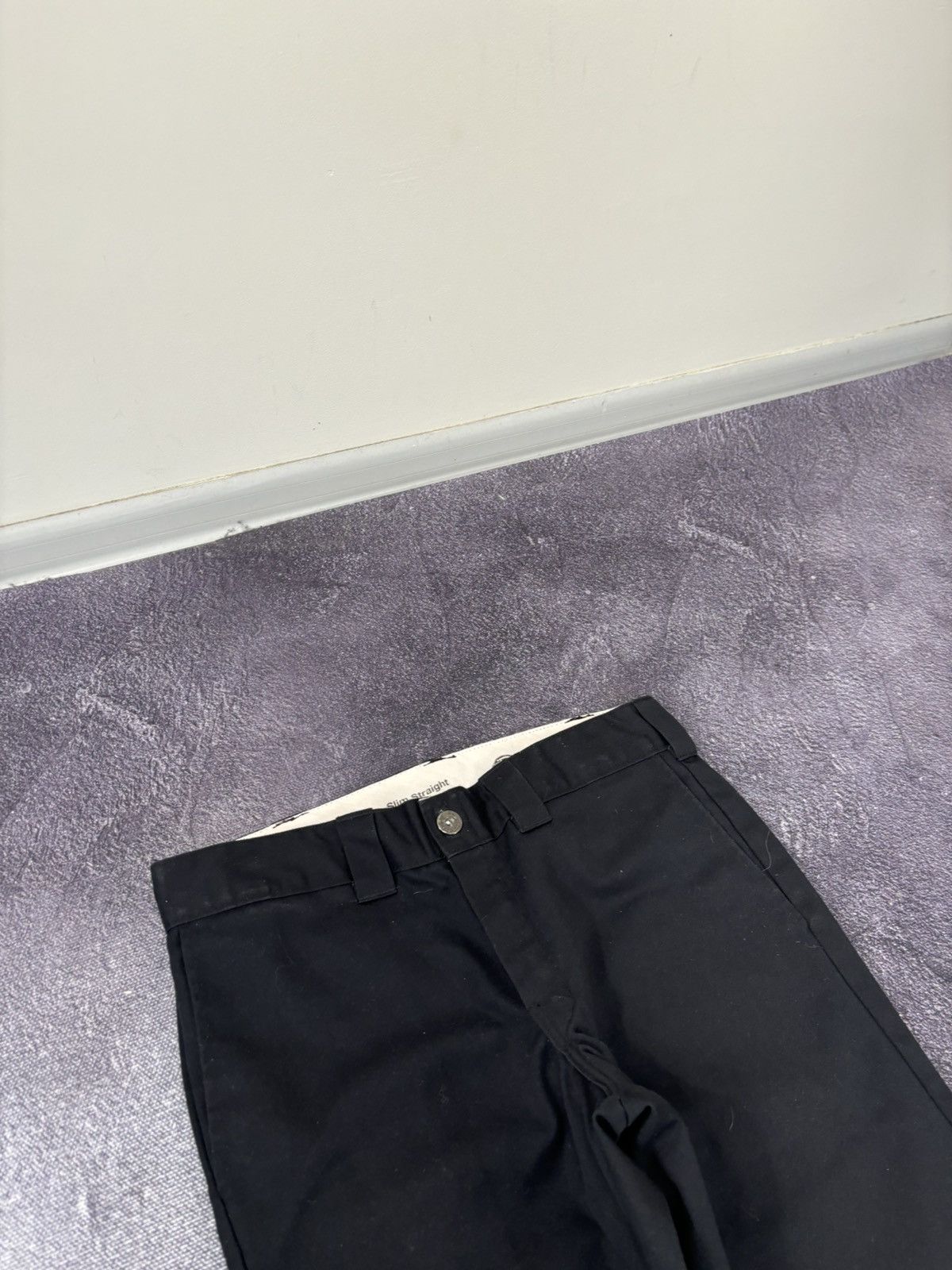 Dickies Vintage Dickies 874 Slim Straight Black Hype Skate Pants Size US 32 / EU 48 - 13 Thumbnail