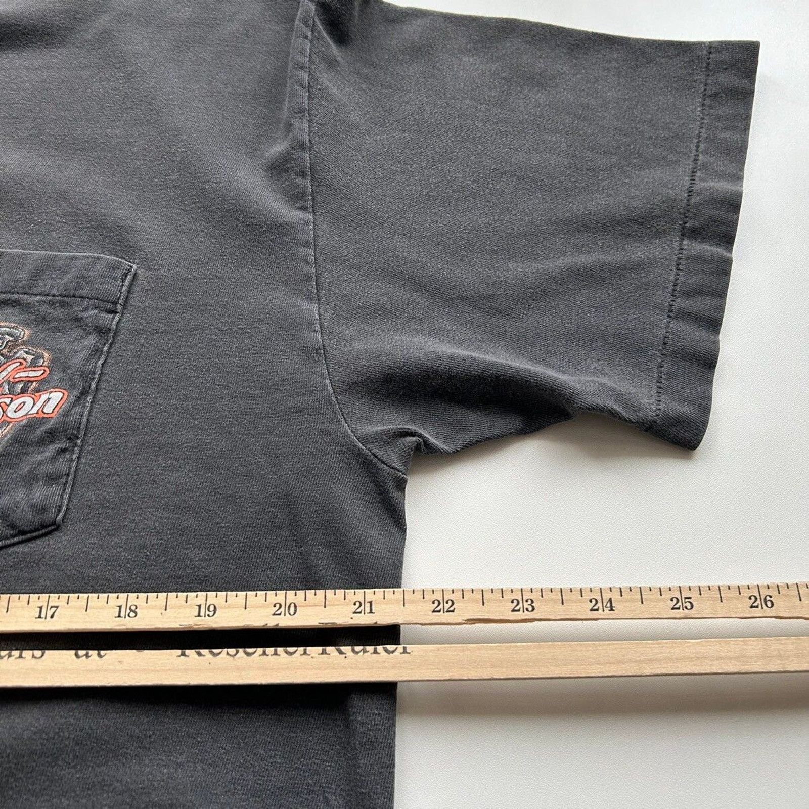 Harley Davidson Vintage 90s Harley Davidson Motorcycle Pocket T Shirt Large Size US L / EU 52-54 / 3 - 5 Thumbnail