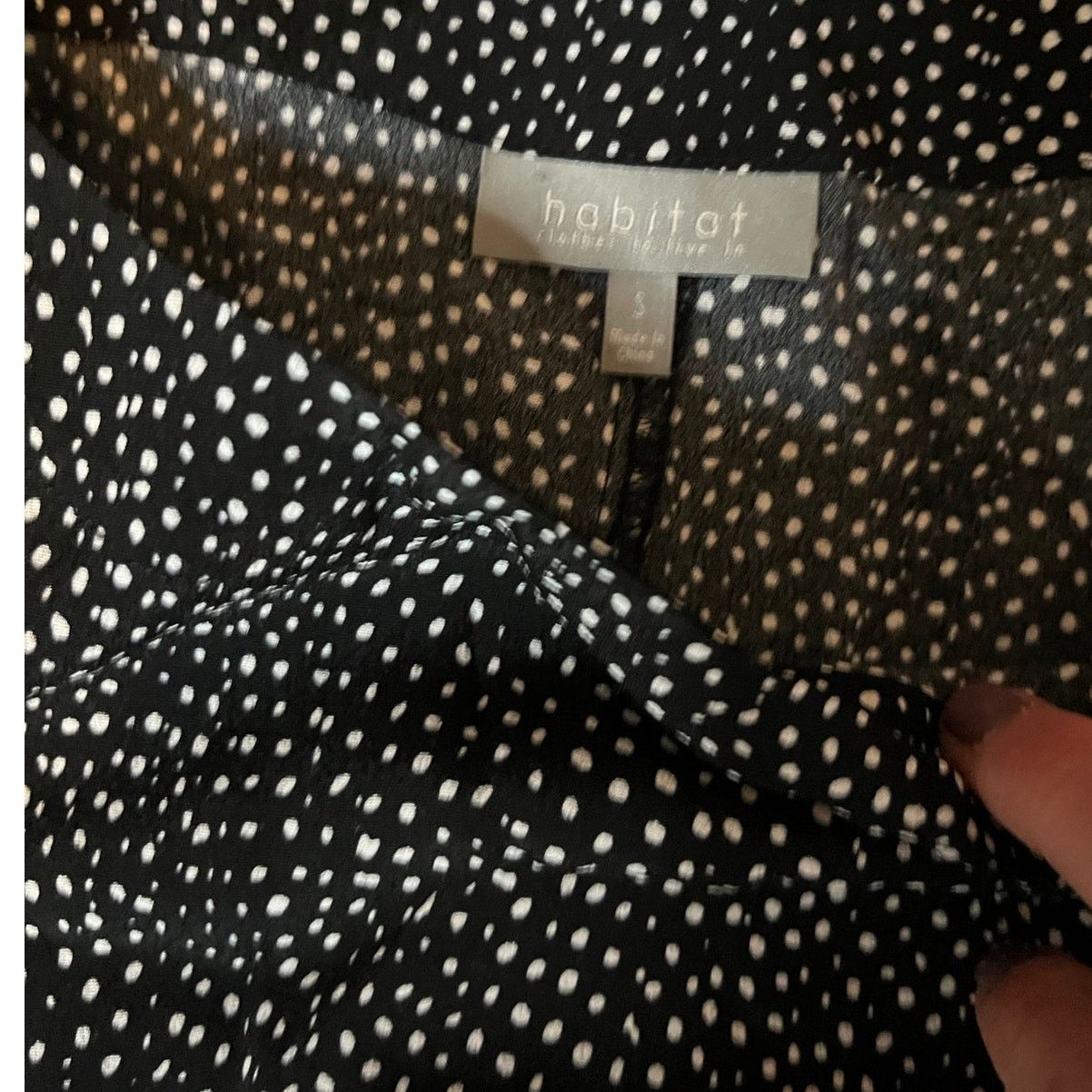 Habitat Habitat black & white polka dot long sleeve dress Size Smal/ Size S / US 4 / IT 40 - 3 Thumbnail
