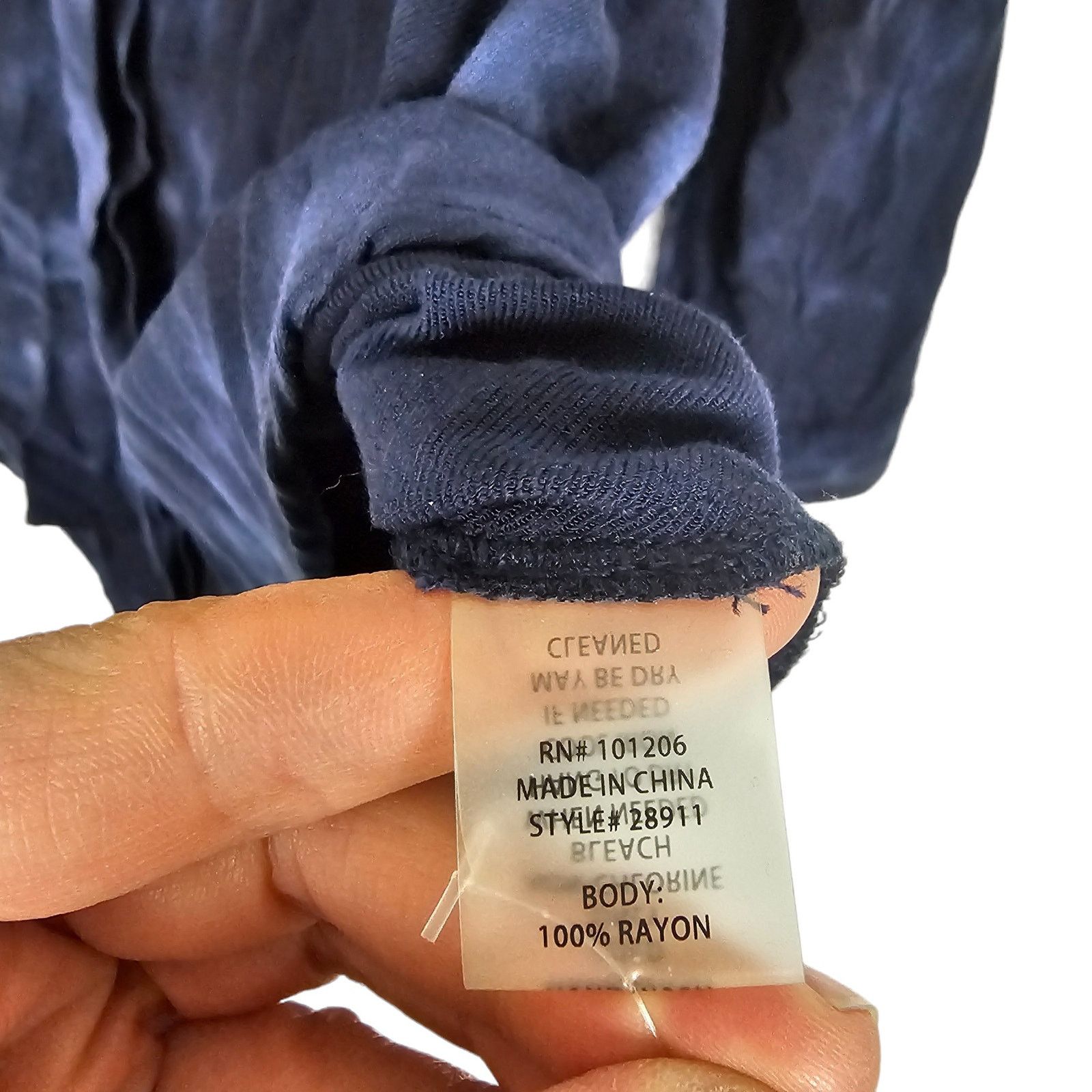 Soft Surroundings Soft Surroundings Blue Tie Dye Button Shirt XL Boho Coastal Size XL / US 12-14 / IT 48-50 - 7 Thumbnail