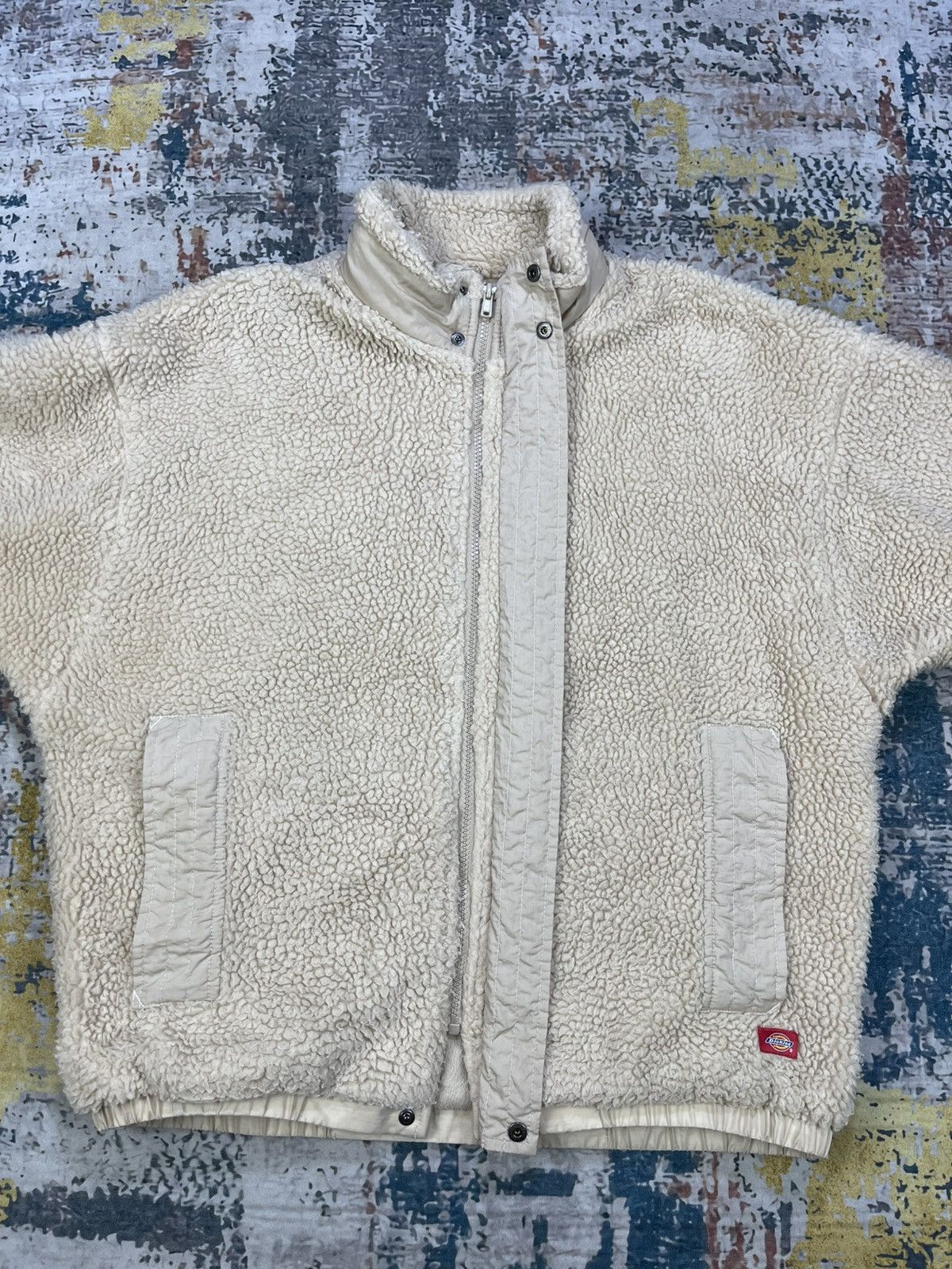 Dickies Dickies Red Chute Deep Pile Sherpa Fleece Jacket Size US M / EU 48-50 / 2 - 3 Thumbnail