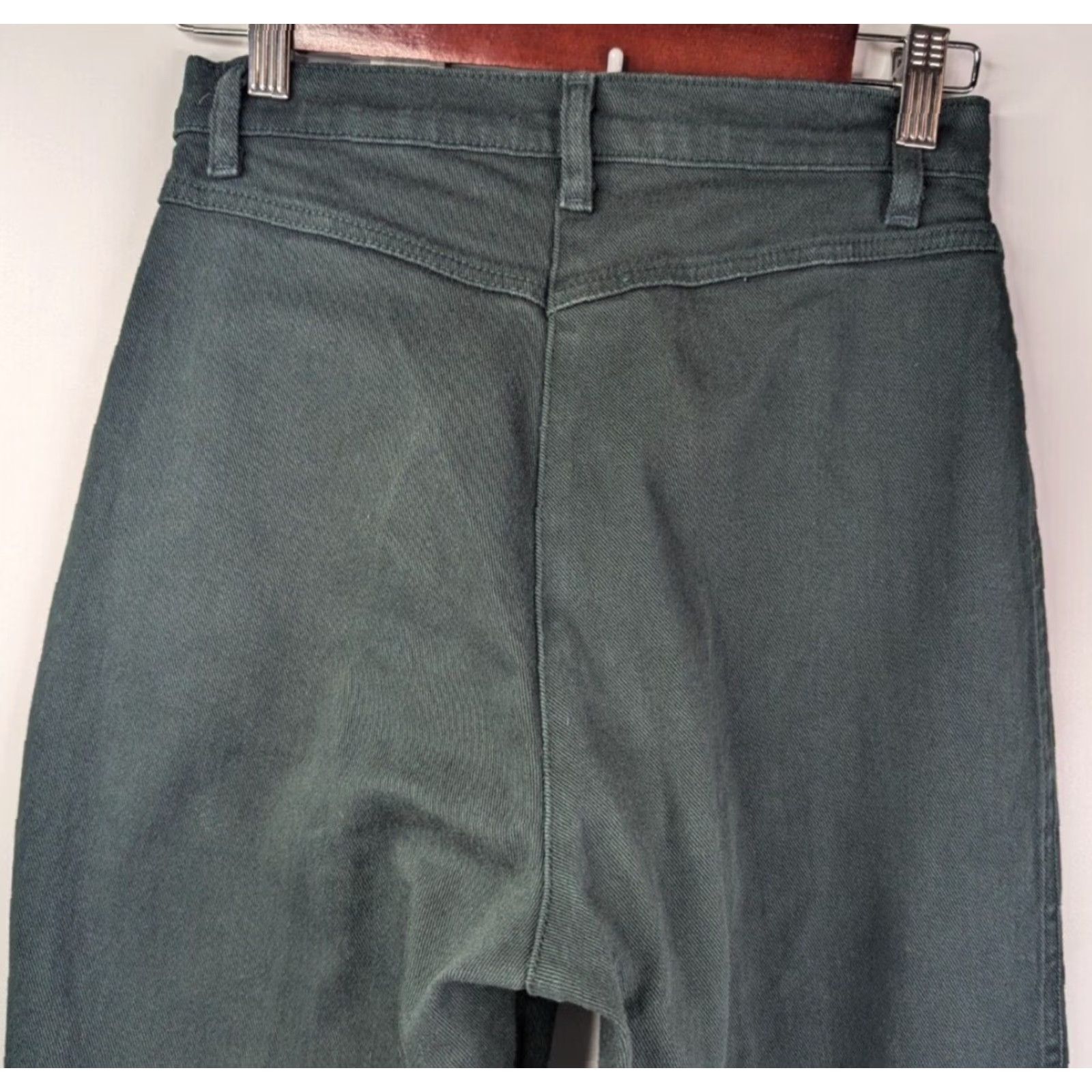 Roper VINTAGE Roper Jeans Womens 9/10 Denim Green USA Made Size 30" / US 8 / IT 44 - 4 Thumbnail