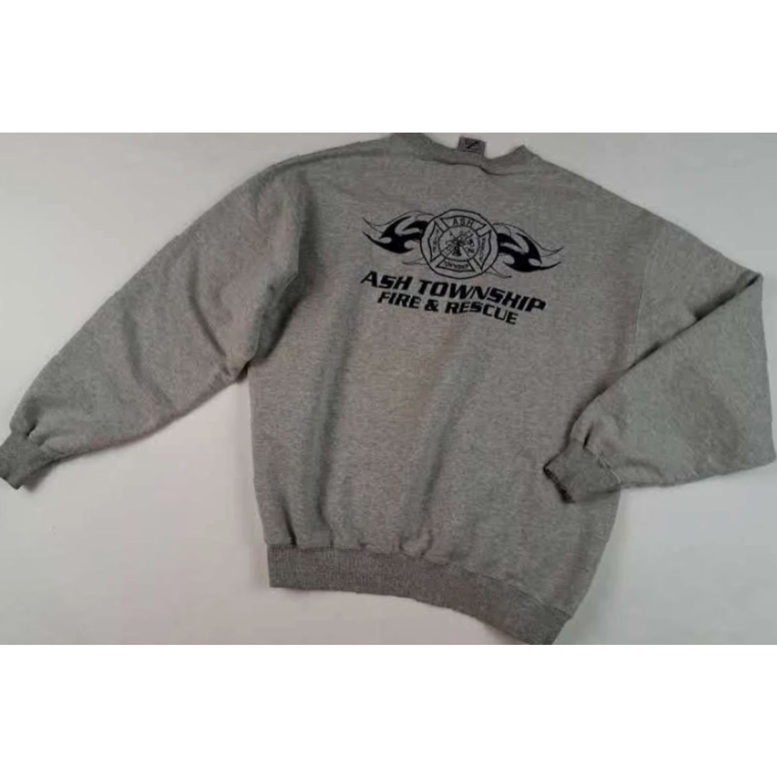 Jerzees Ash Township Fire and Rescue Large Grey Sweatshirt Jerzees L Men Pullover Golf Style? Size US L / EU 52-54 / 3 - 5 Thumbnail
