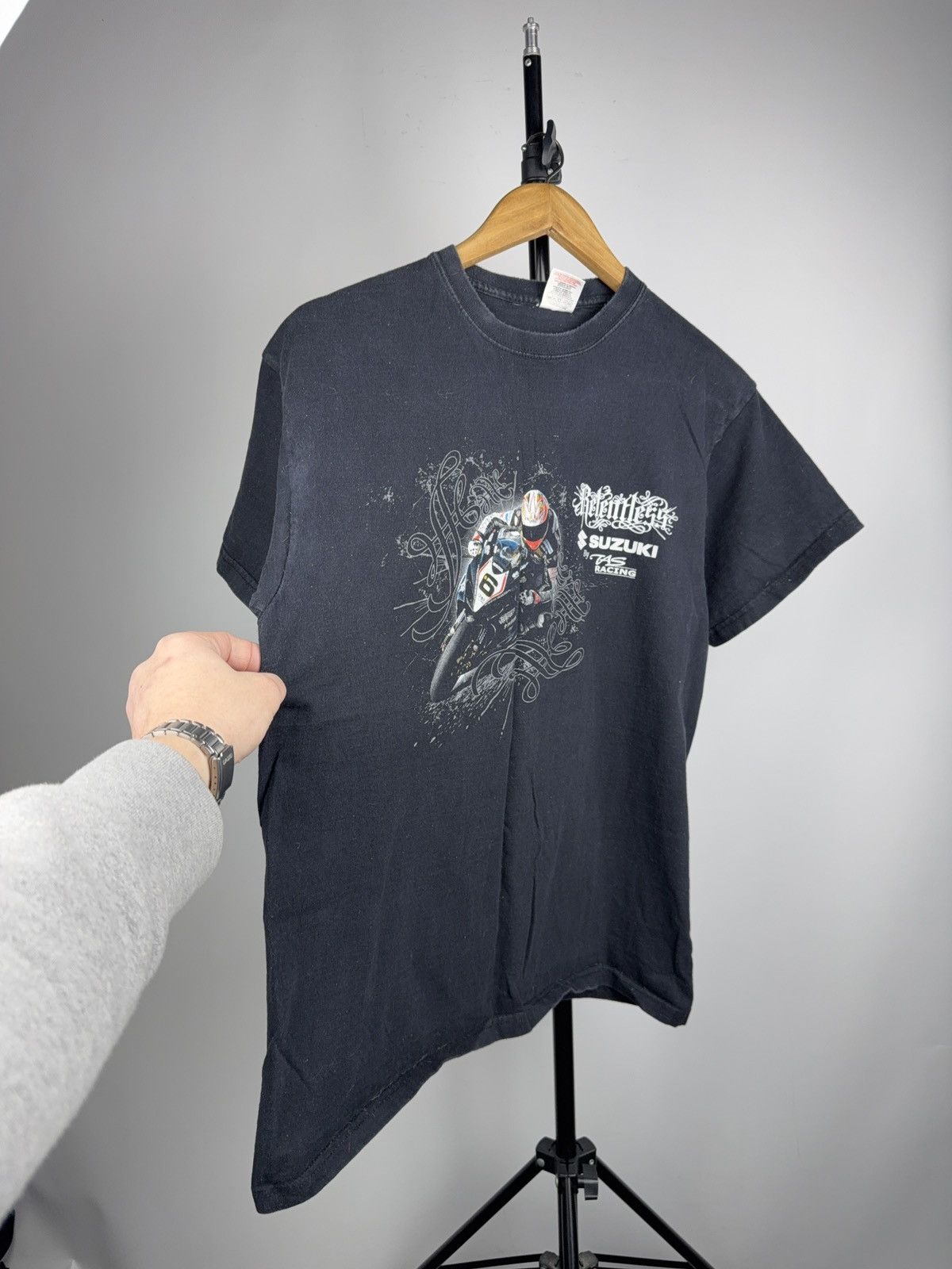 Vintage Vintage 00s Suzuki GSX TAS Racing Tee Team Donald Australia Size US L / EU 52-54 / 3 - 2 Thumbnail