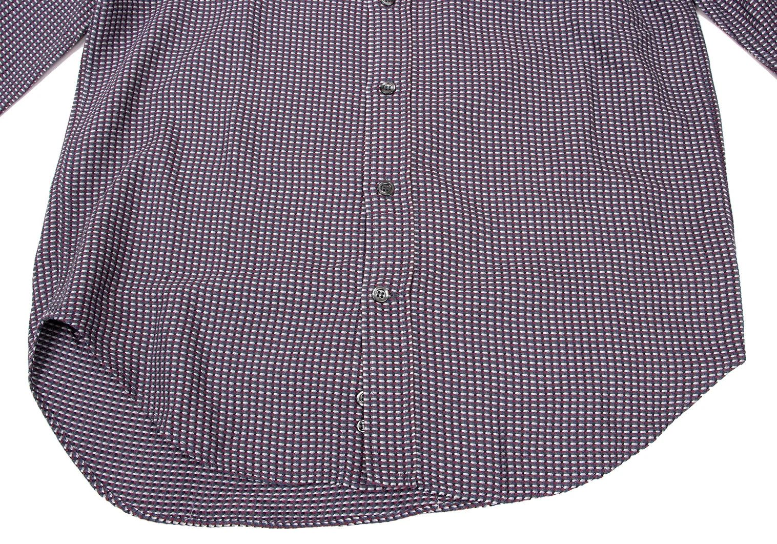 Emporio Armani One-Point Logo Multi-Embroidered Shirt in Blue and Red Size US M / EU 48-50 / 2 - 10 Thumbnail