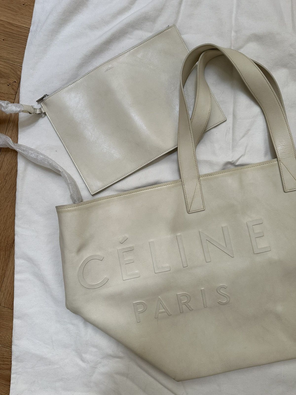Celine Old Celine Phoebe Philo Made in Tote bag Size ONE SIZE - 3 Thumbnail