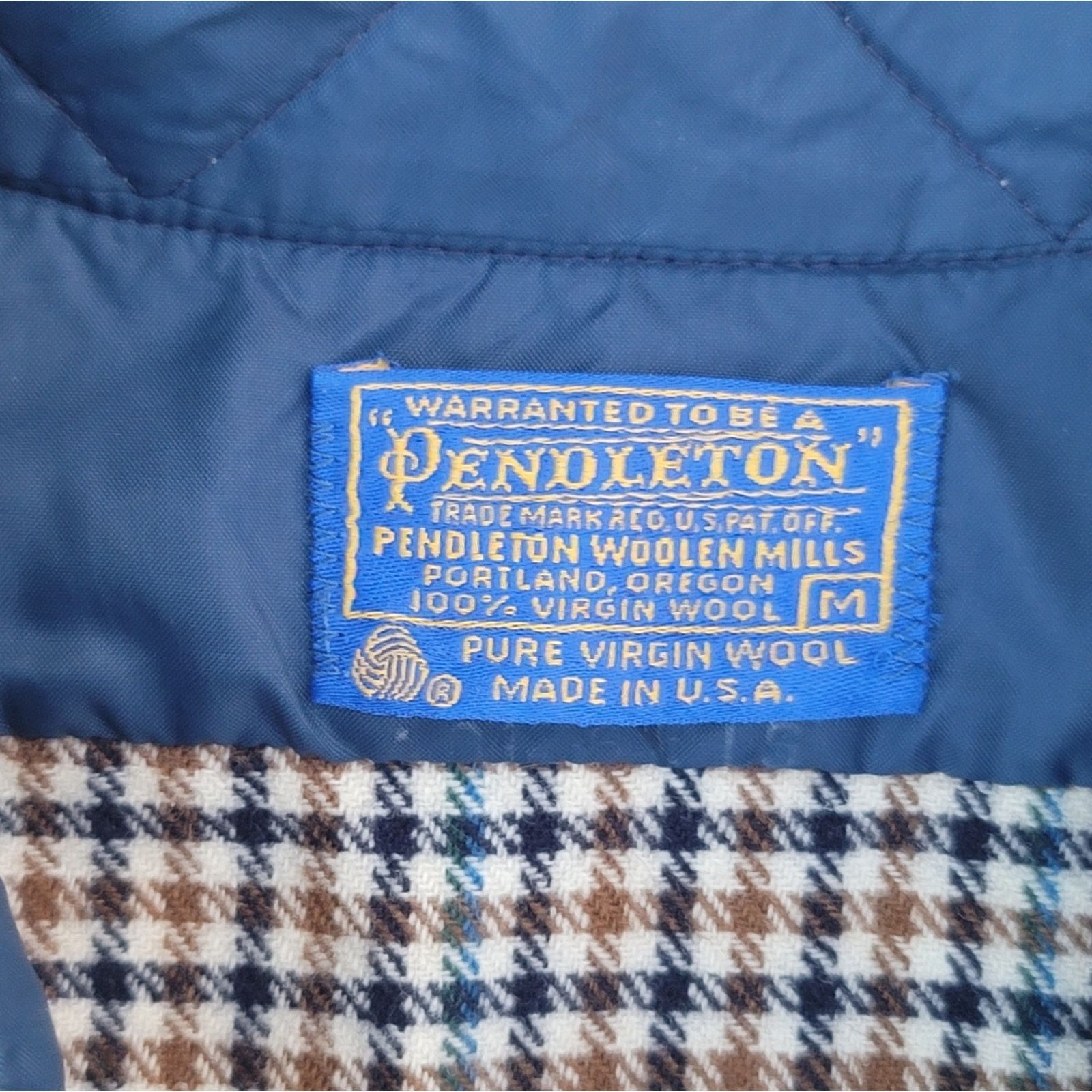 Pendleton Vtg 1970s Pendleton Pure Virgin Wool Button-up Flannel Shirt Size US M / EU 48-50 / 2 - 4 Thumbnail