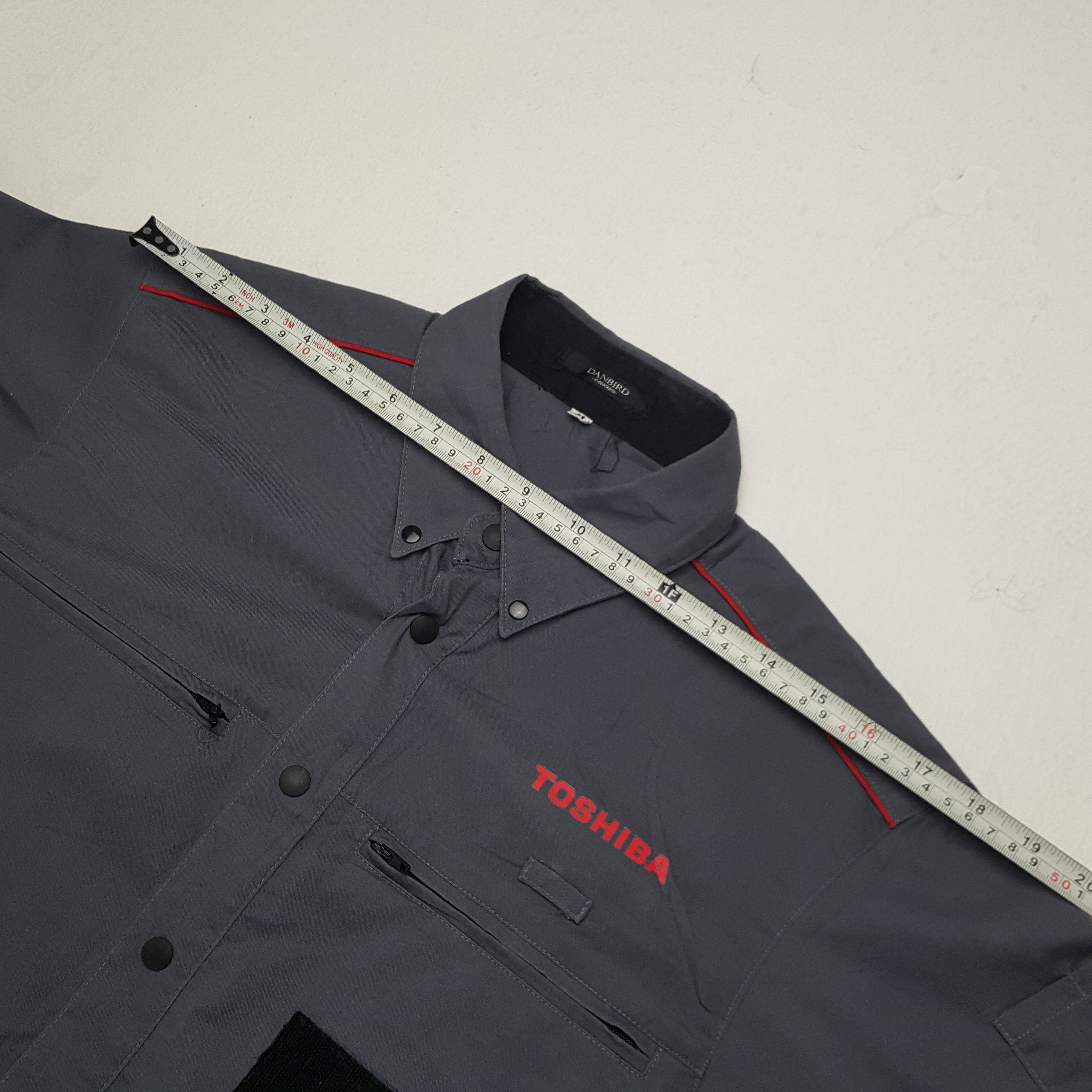 Vintage Vintage Toshiba Worker Button Up Shirt Size US M / EU 48-50 / 2 - 5 Thumbnail